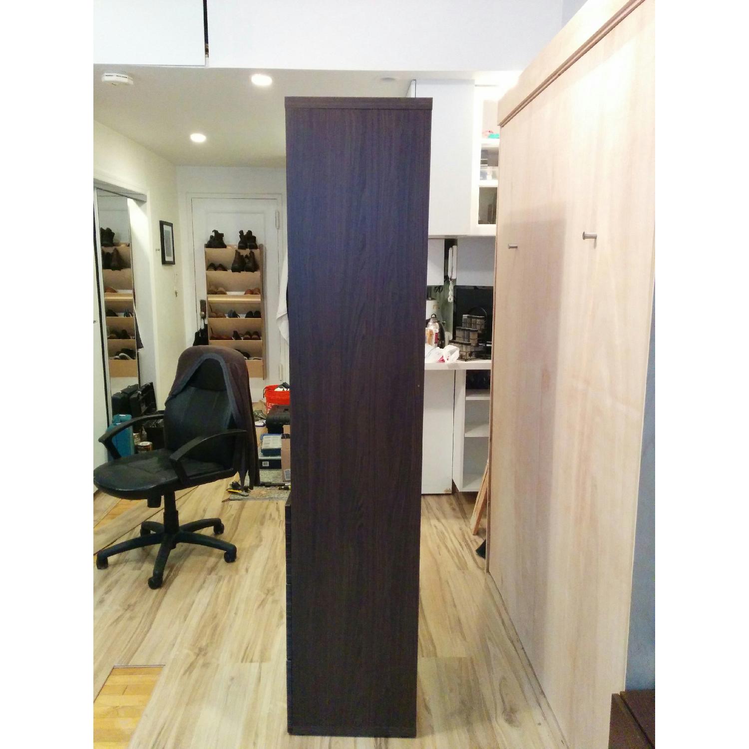 Ikea Besta Custom Bookshelf with Built-In Drawers - image-2