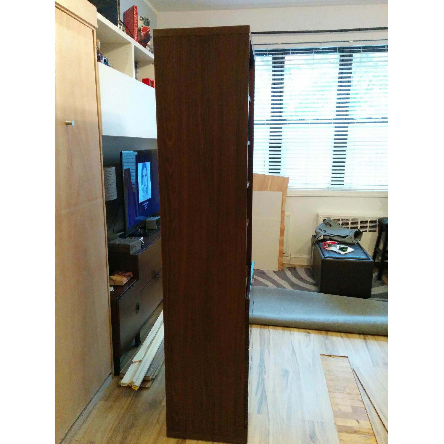 Ikea Besta Custom Bookshelf with Built-In Drawers - image-3