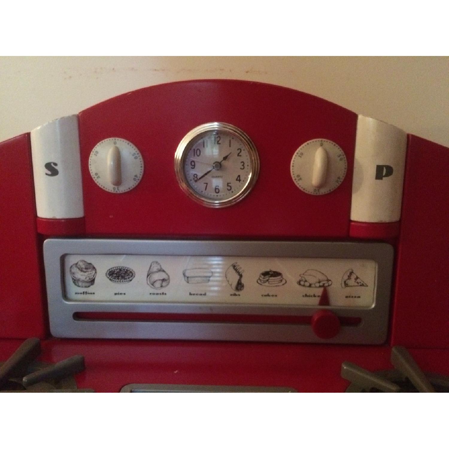Pottery Barn Children's Red Retro Kitchen Set - Set of 3 - image-4