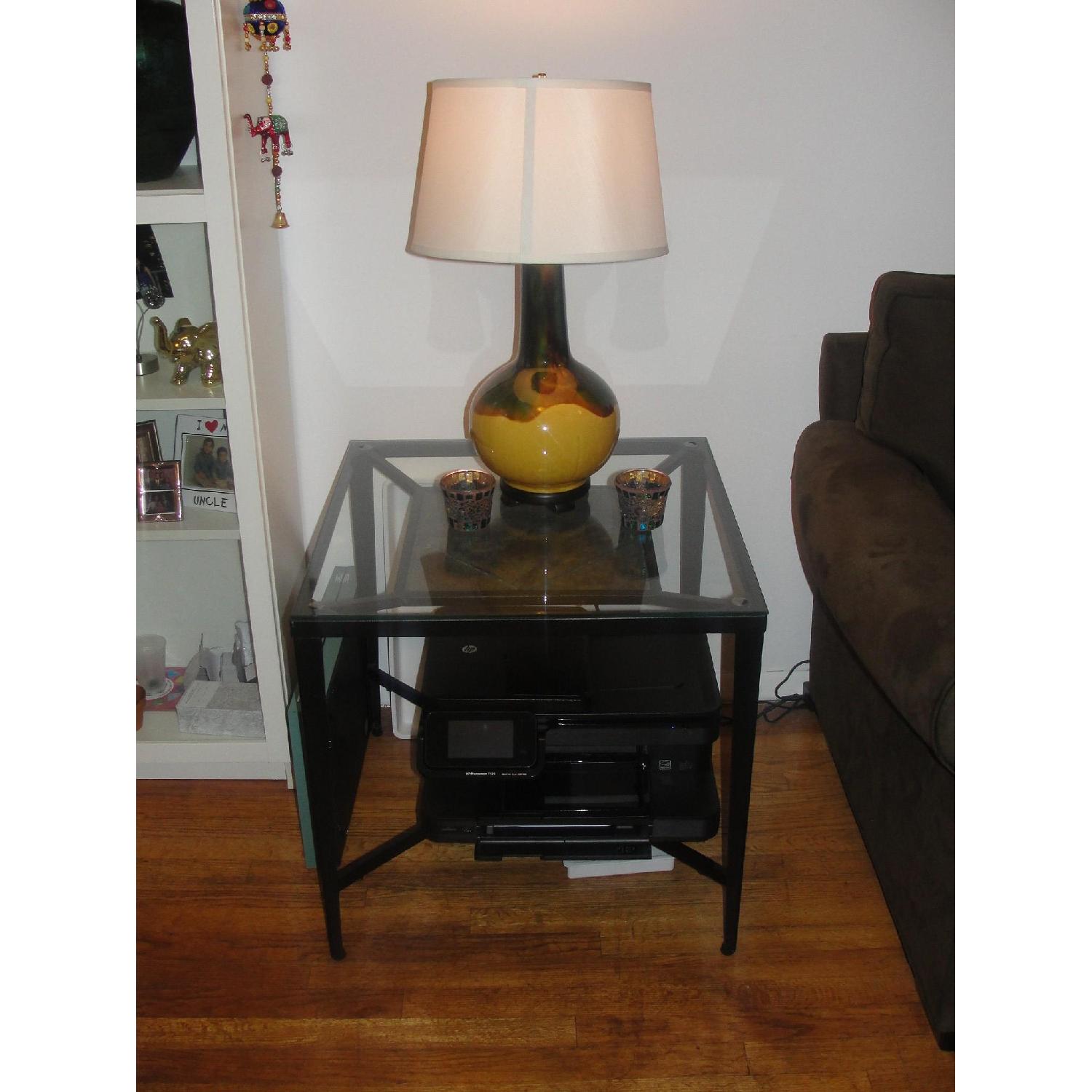 Ashley's Furniture Multi Gold Ceramic Table Lamps - Pair - image-1