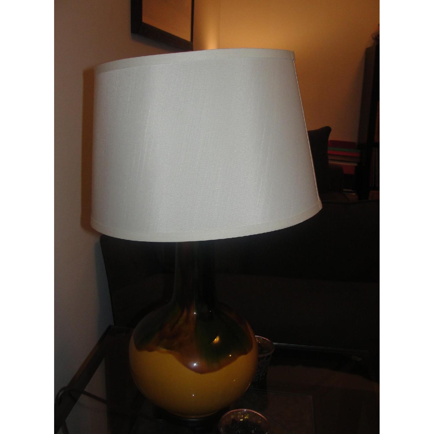 Ashley's Furniture Multi Gold Ceramic Table Lamps - Pair - image-3