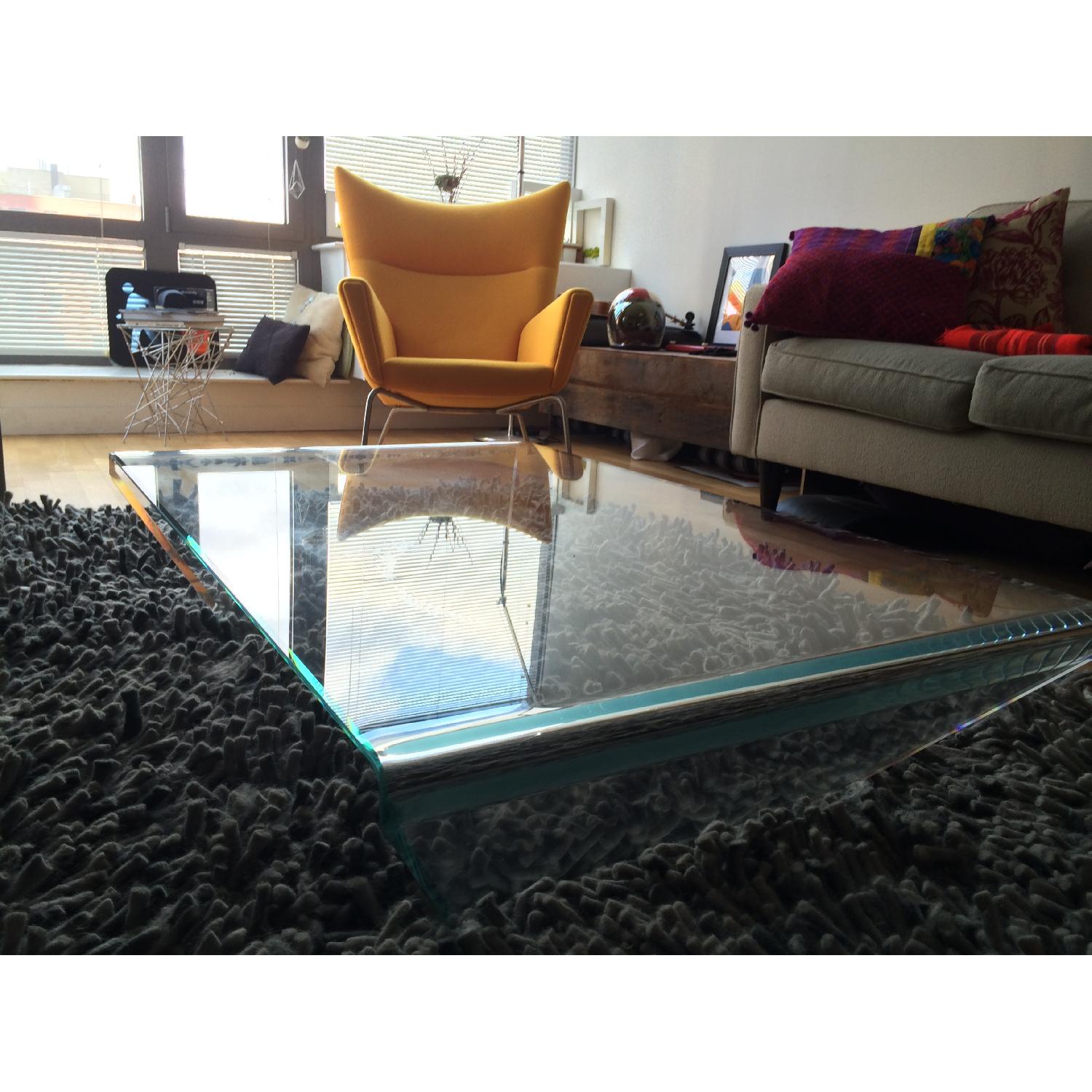 Conran Shop Italian Glass Coffee Table - image-1