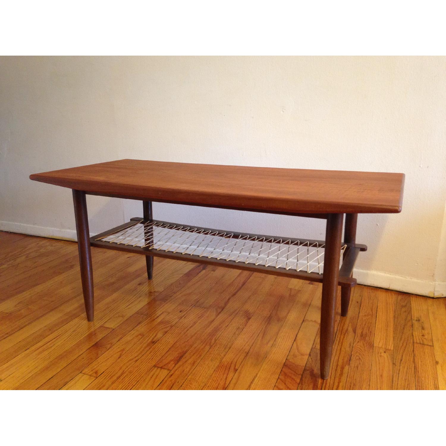 Vintage/Midcentury Modern Bassett Surfboard Coffee Table - image-1