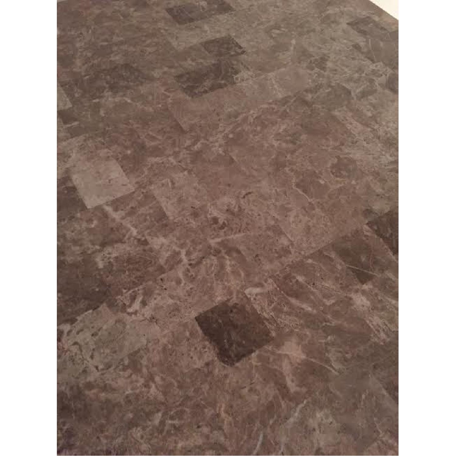 Steve Silver Furniture Marble Top Dining Table w/ 4 Chairs - image-2