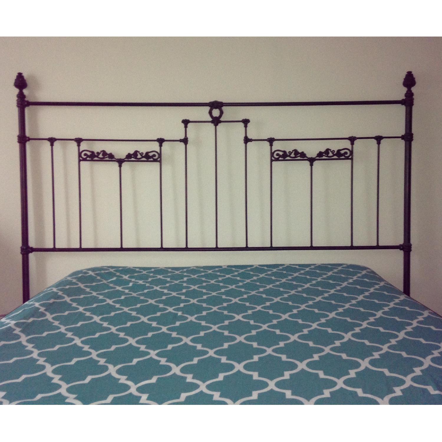 Charles P Rodgers Cast Iron Headboard w/ Custom Frame - image-2