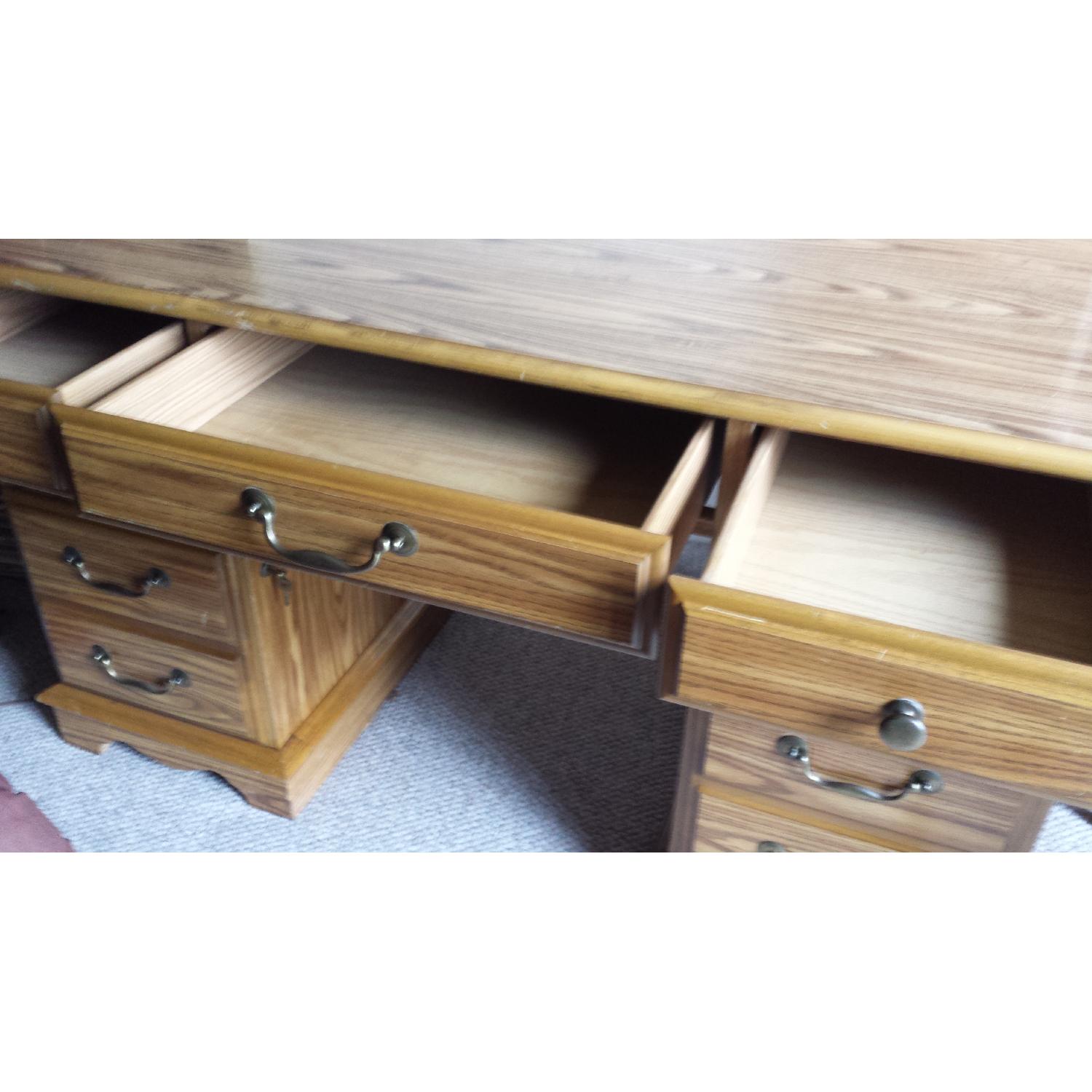 Scan Solid Oak Desk - image-2