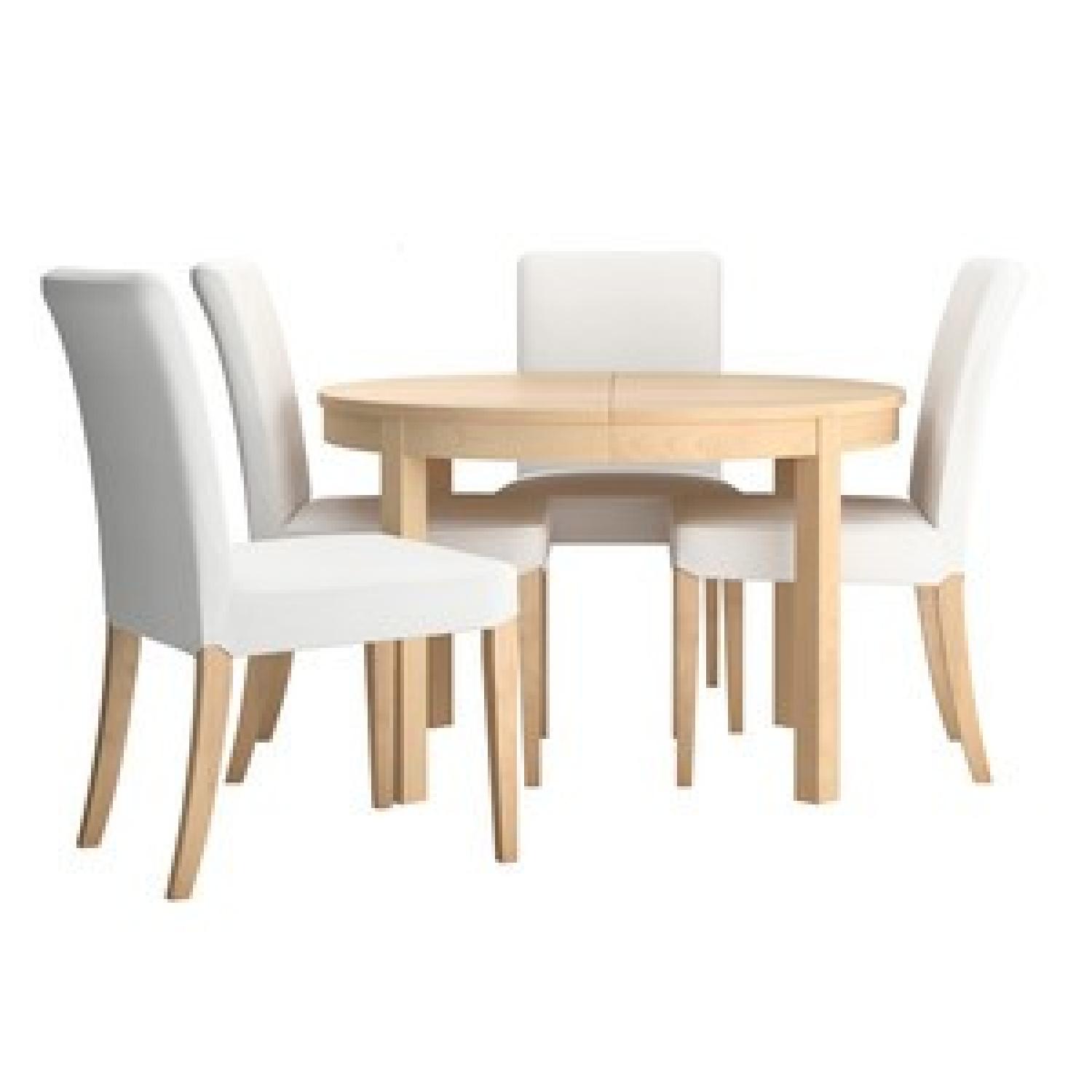 Ikea Bjursta Expandable Dining Table in Beige - image-3