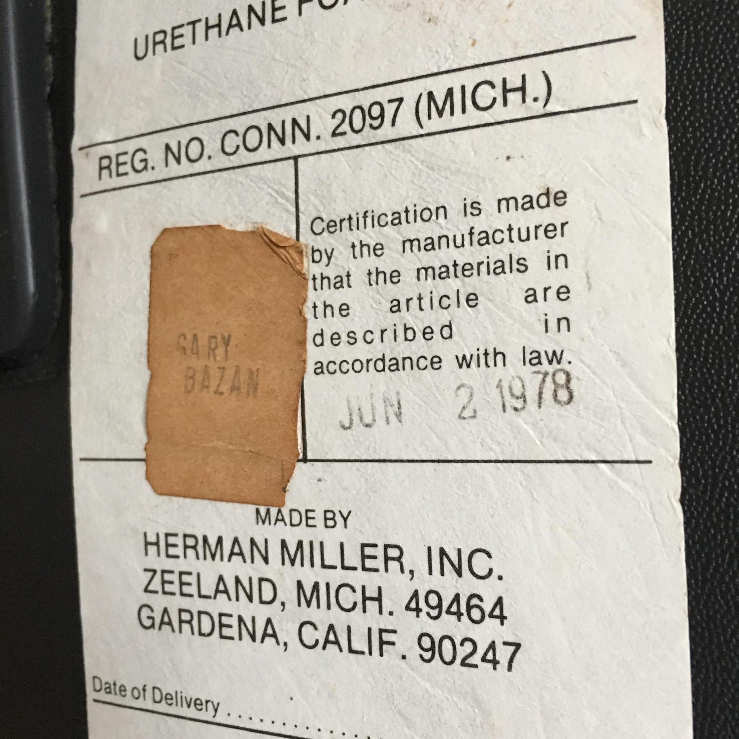 Vintage 1970s Herman Miller Ergon Office Chair - image-3
