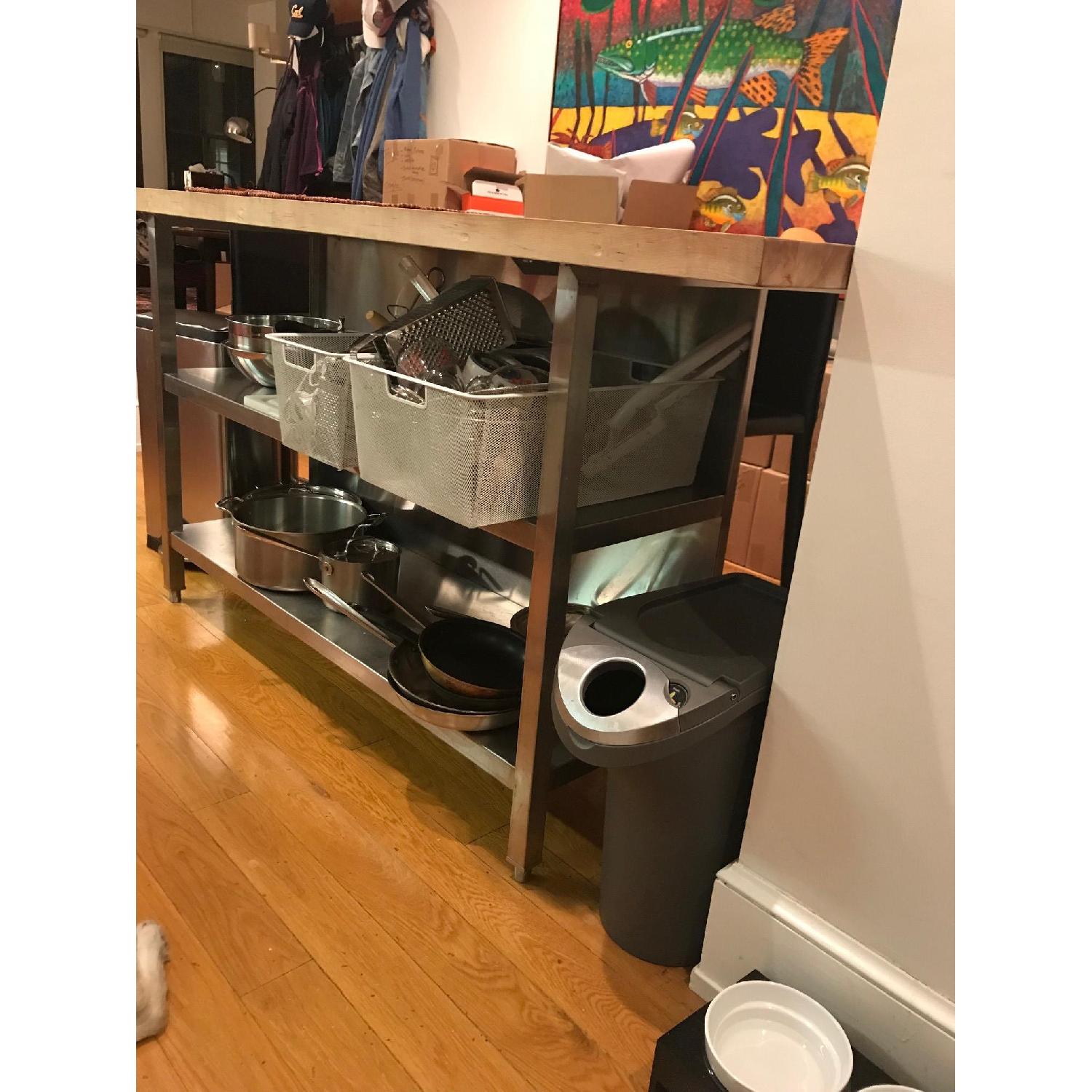 Stainless Steel Butcher Block Island - image-4