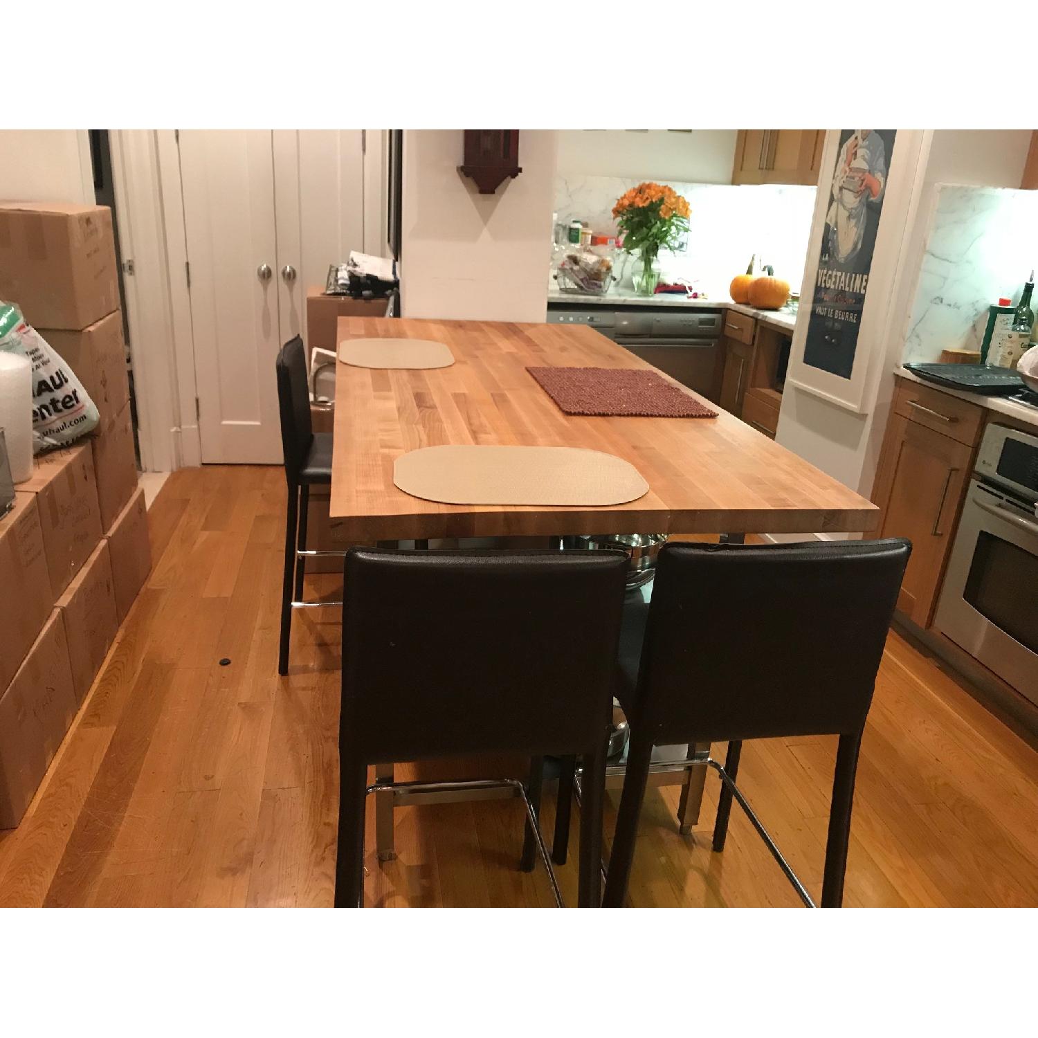 Stainless Steel Butcher Block Island - image-5