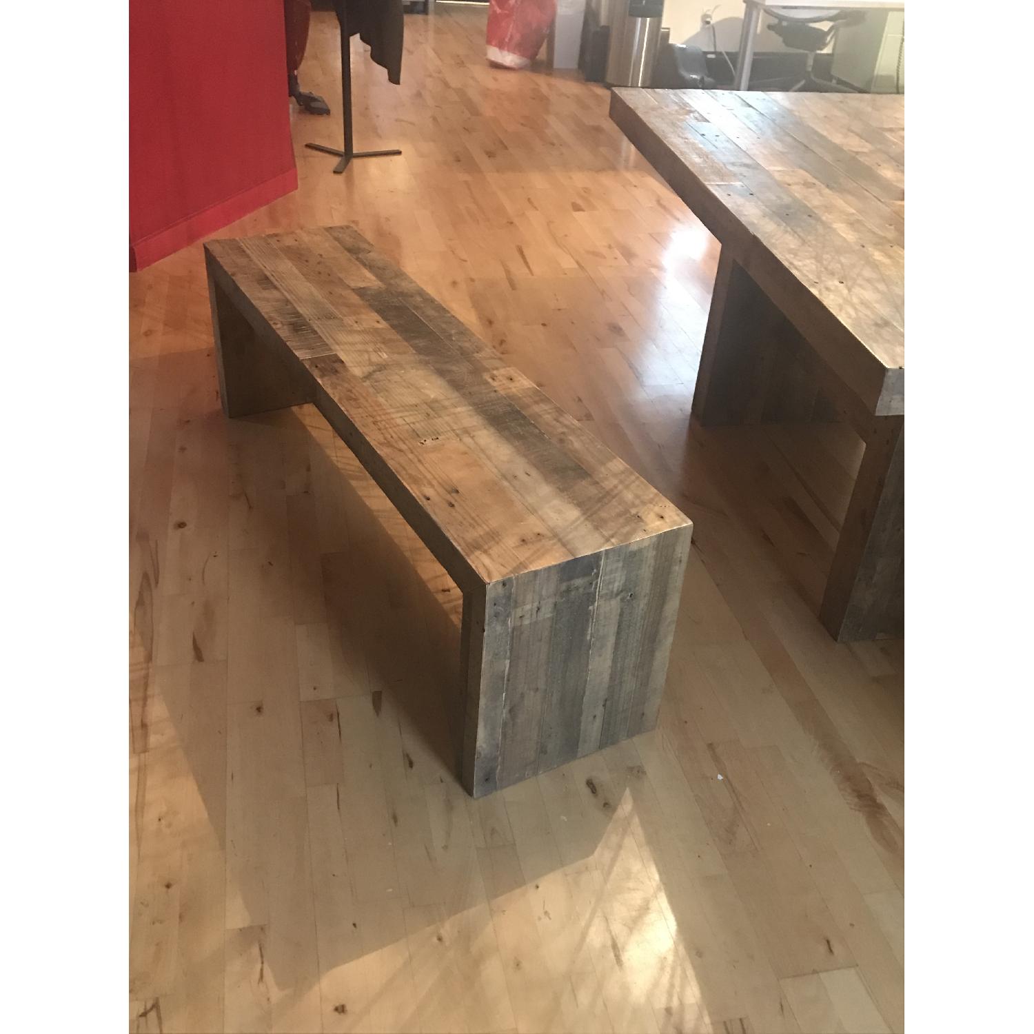 West Elm Emmerson Reclaimed Wood Dining Bench - image-1