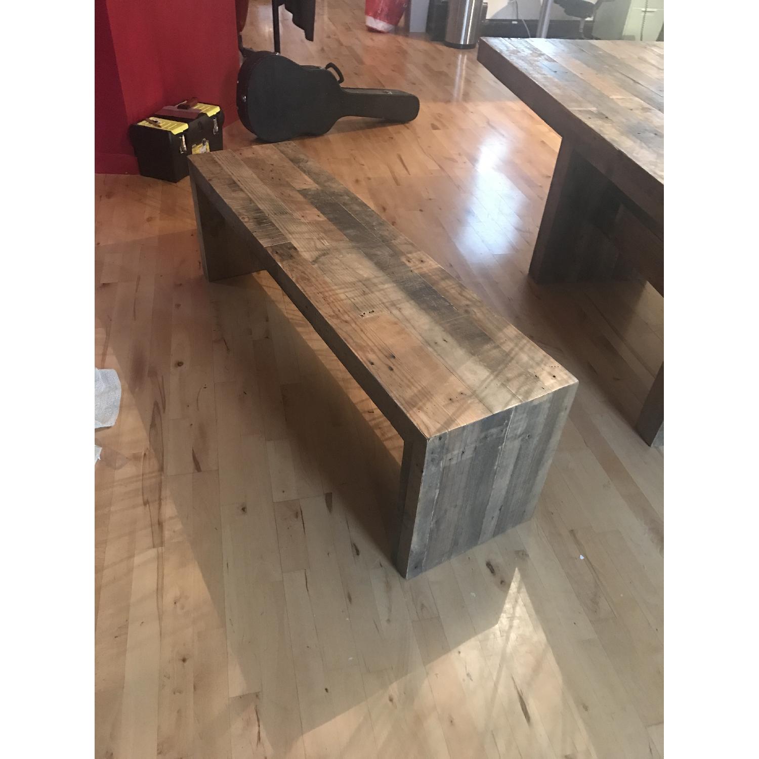 West Elm Emmerson Reclaimed Wood Dining Bench - image-3