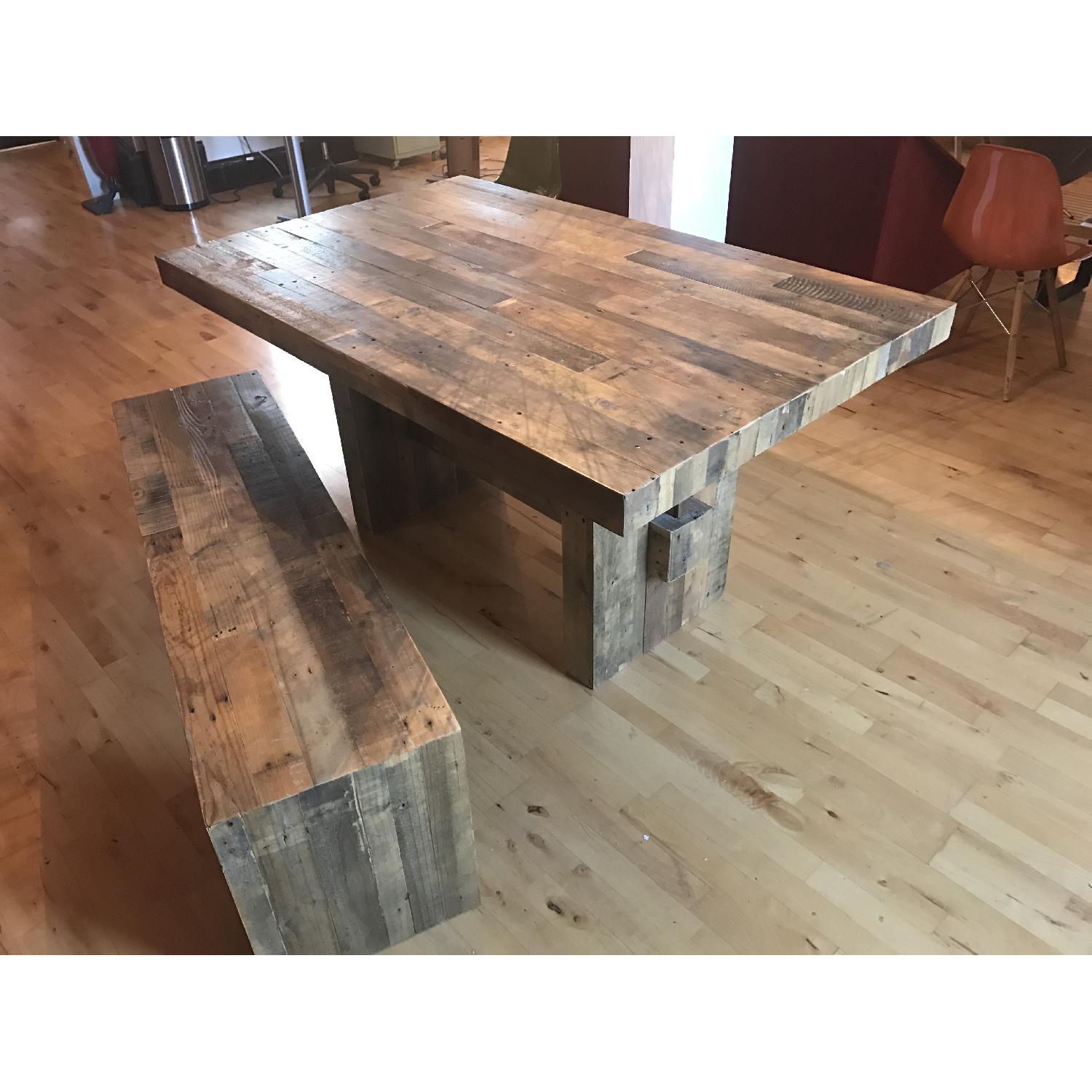 West Elm Emmerson Reclaimed Wood Dining Bench - image-4