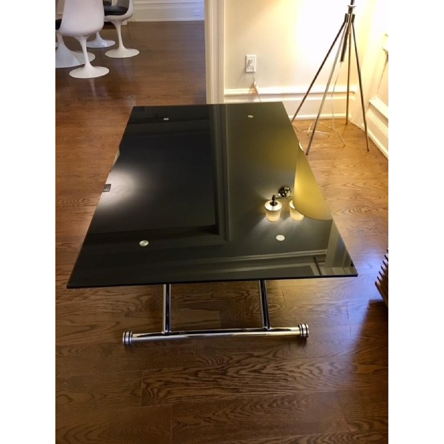 Adjustable Glass Coffee Table - image-2