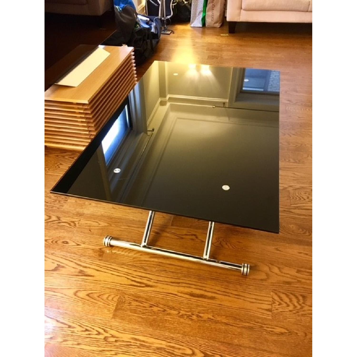 Adjustable Glass Coffee Table - image-3
