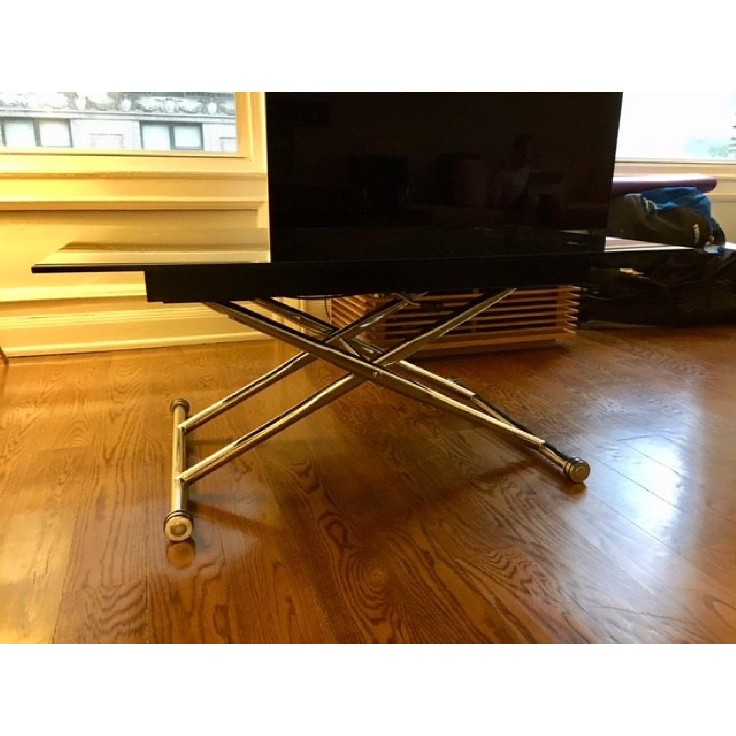 Adjustable Glass Coffee Table - image-4