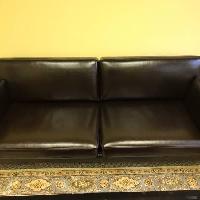 Ikea Sater Leather Sofa - AptDeco