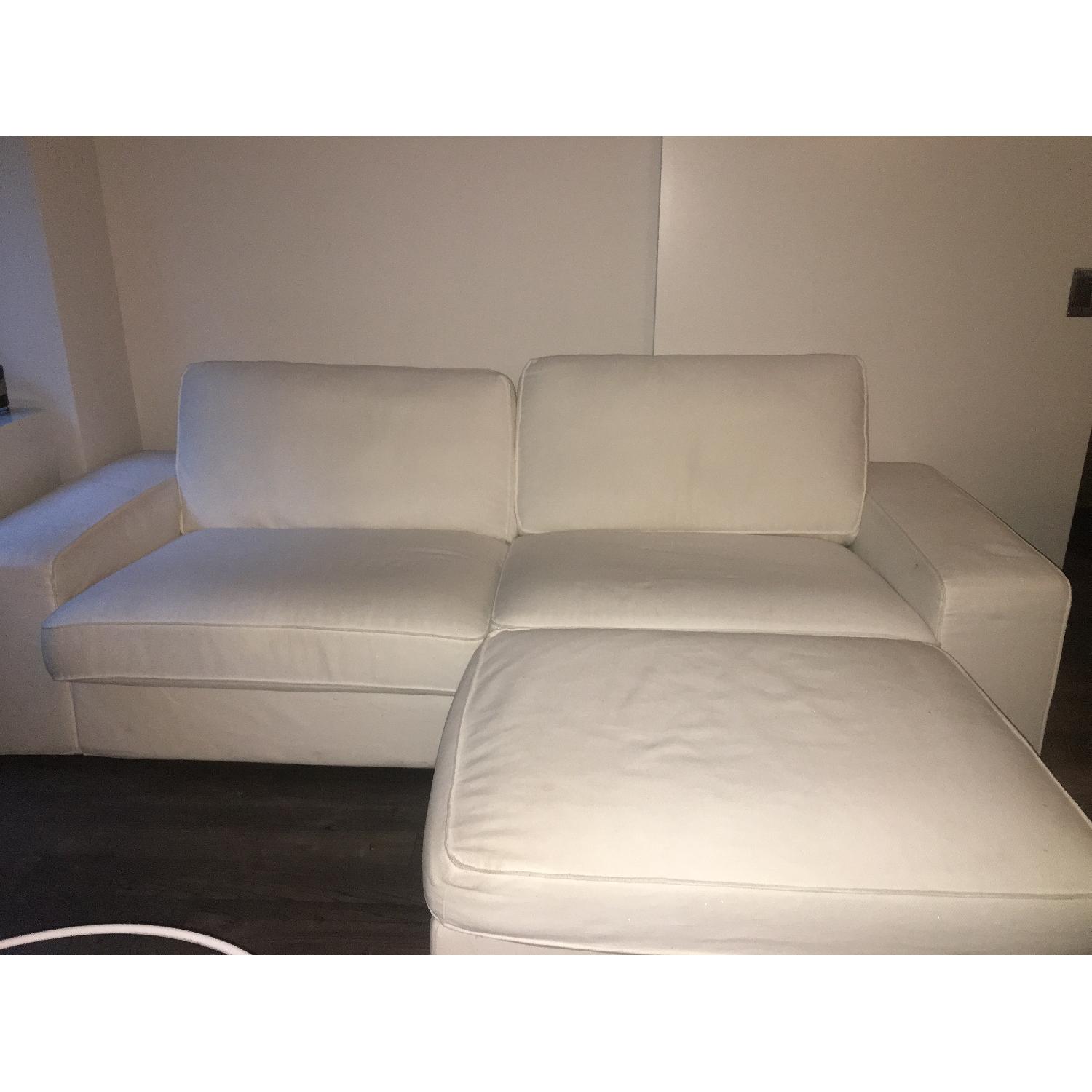 Ikea Kivik Loveseat & Storage Ottoman - image-2