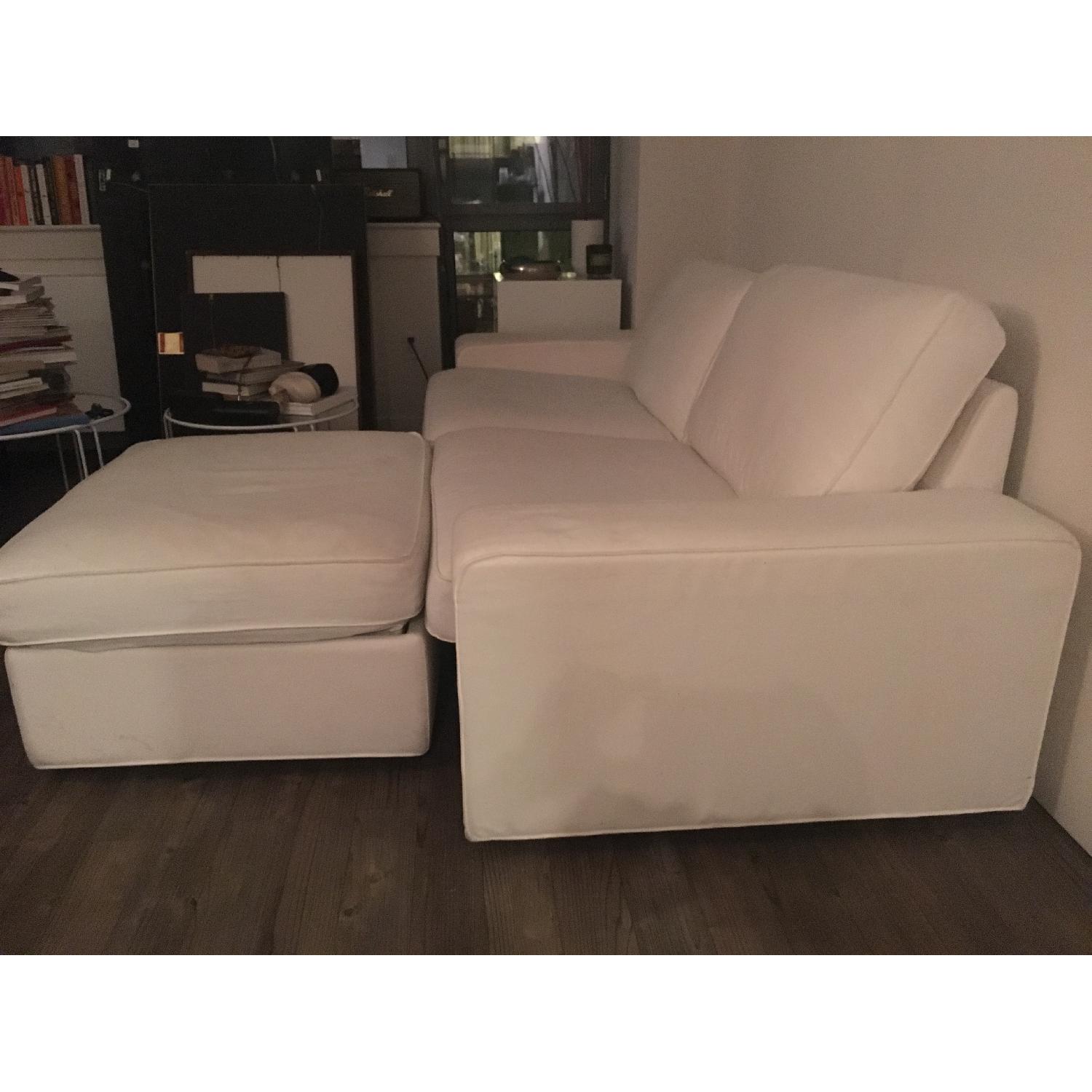 Ikea Kivik Loveseat & Storage Ottoman - image-3