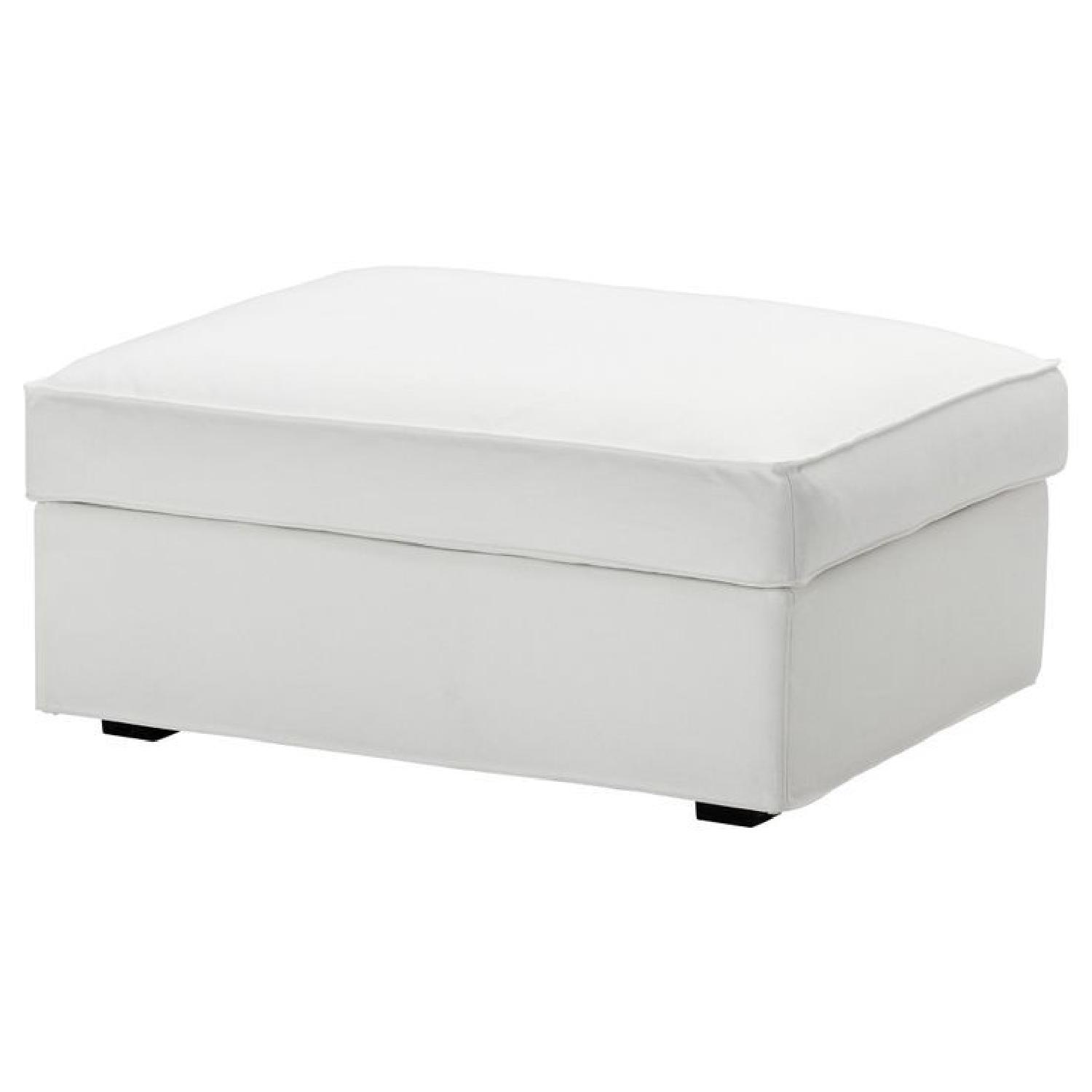 Ikea Kivik Loveseat & Storage Ottoman - image-4