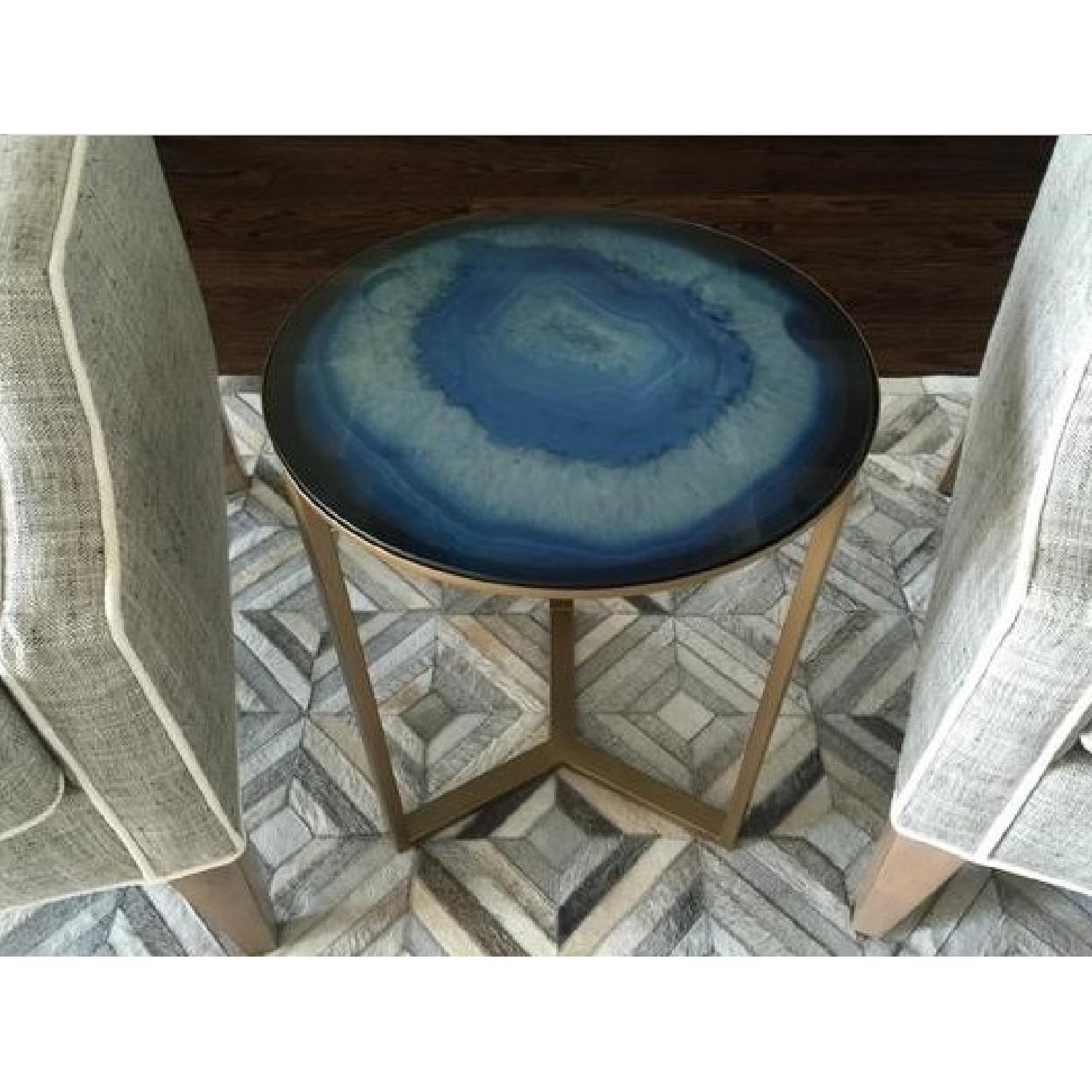 World Market Agate Geode Side Table - image-1