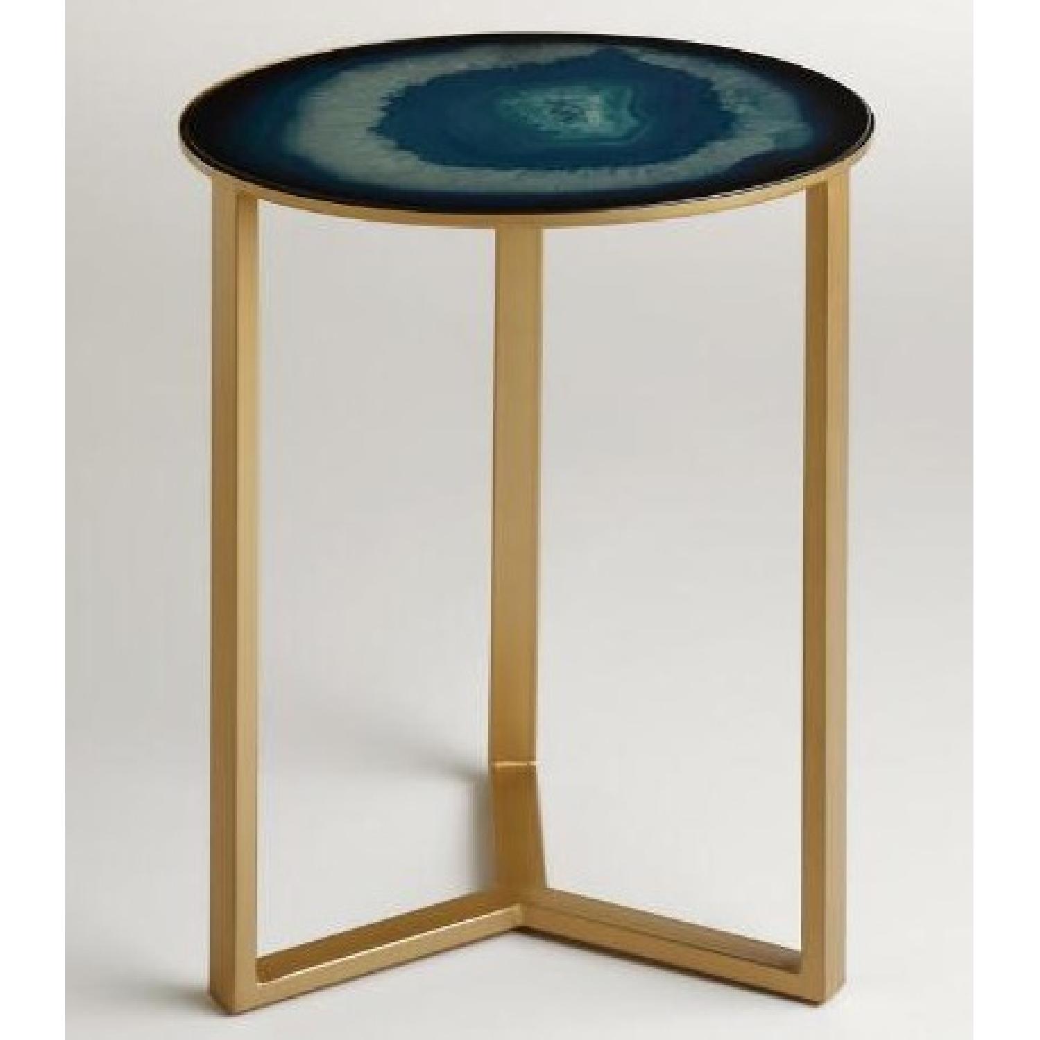 World Market Agate Geode Side Table - image-3