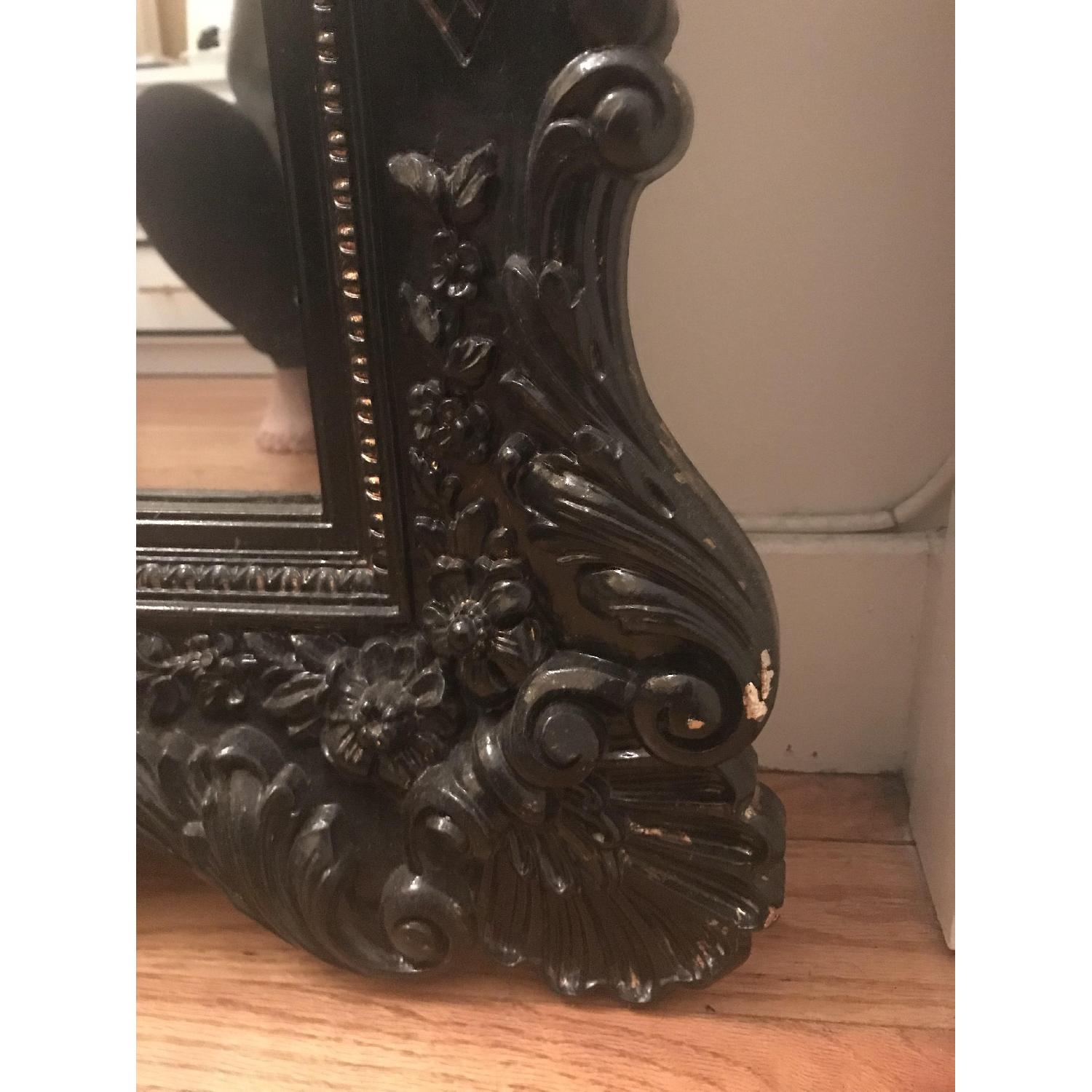 Black Ornate Full Length Mirror - image-5