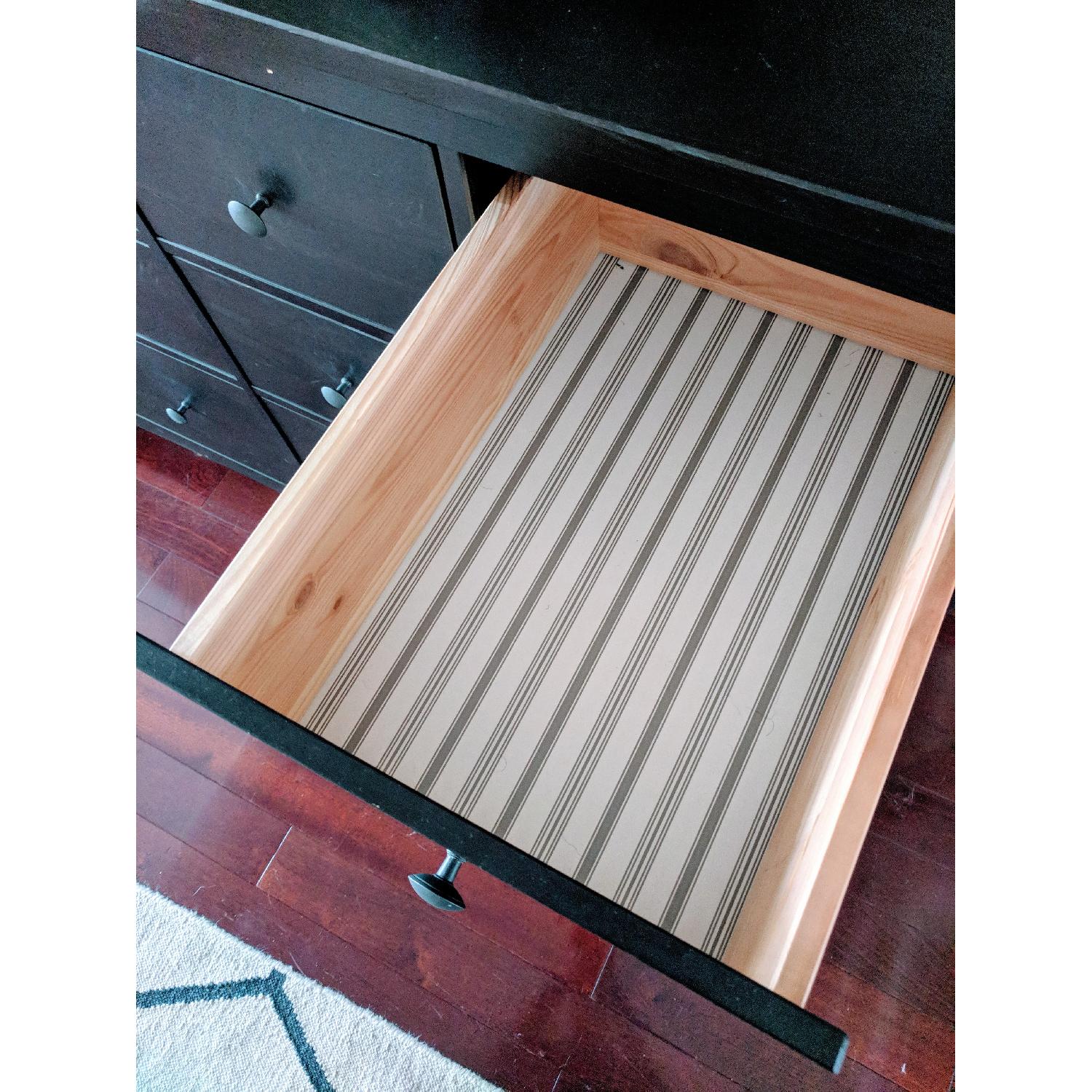 Ikea Hemnes 8-Drawer Black-Brown Dresser - image-3