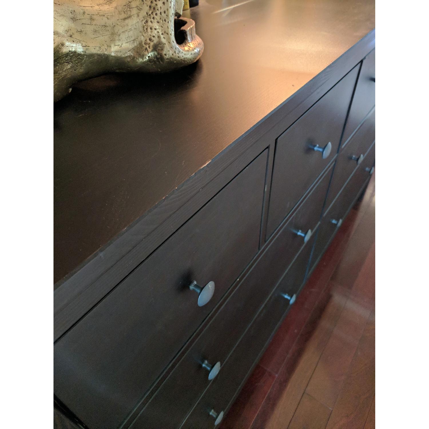 Ikea Hemnes 8-Drawer Black-Brown Dresser - image-4