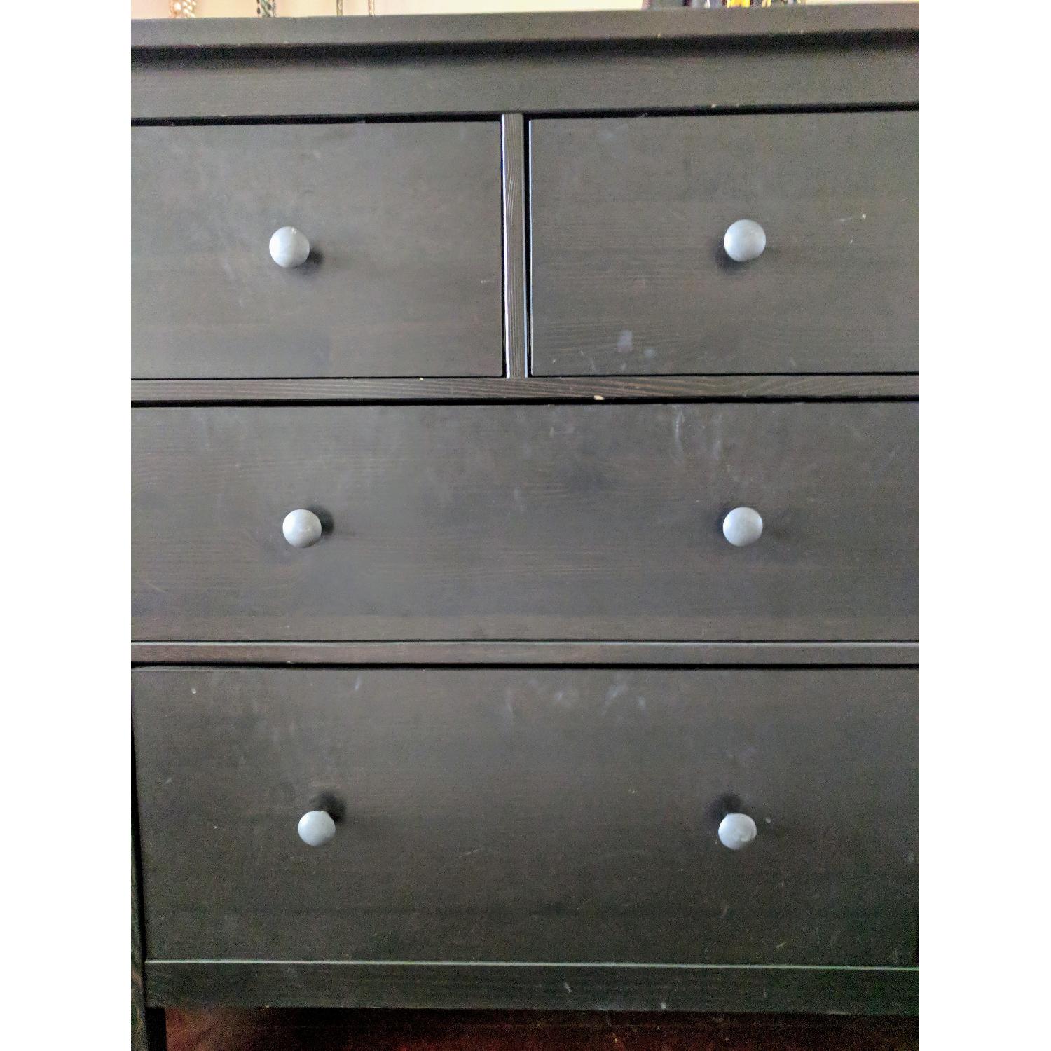 Ikea Hemnes 8-Drawer Black-Brown Dresser - image-5