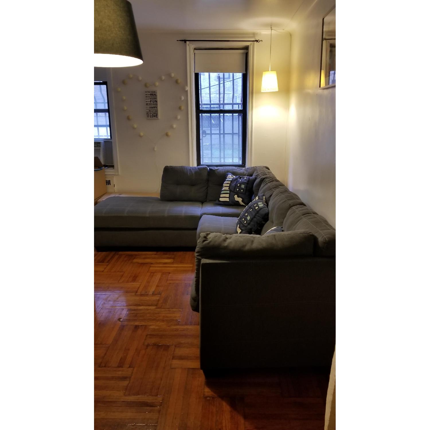 Ashley 2 Piece Full Size Sleeper Sectional Sofa - image-2