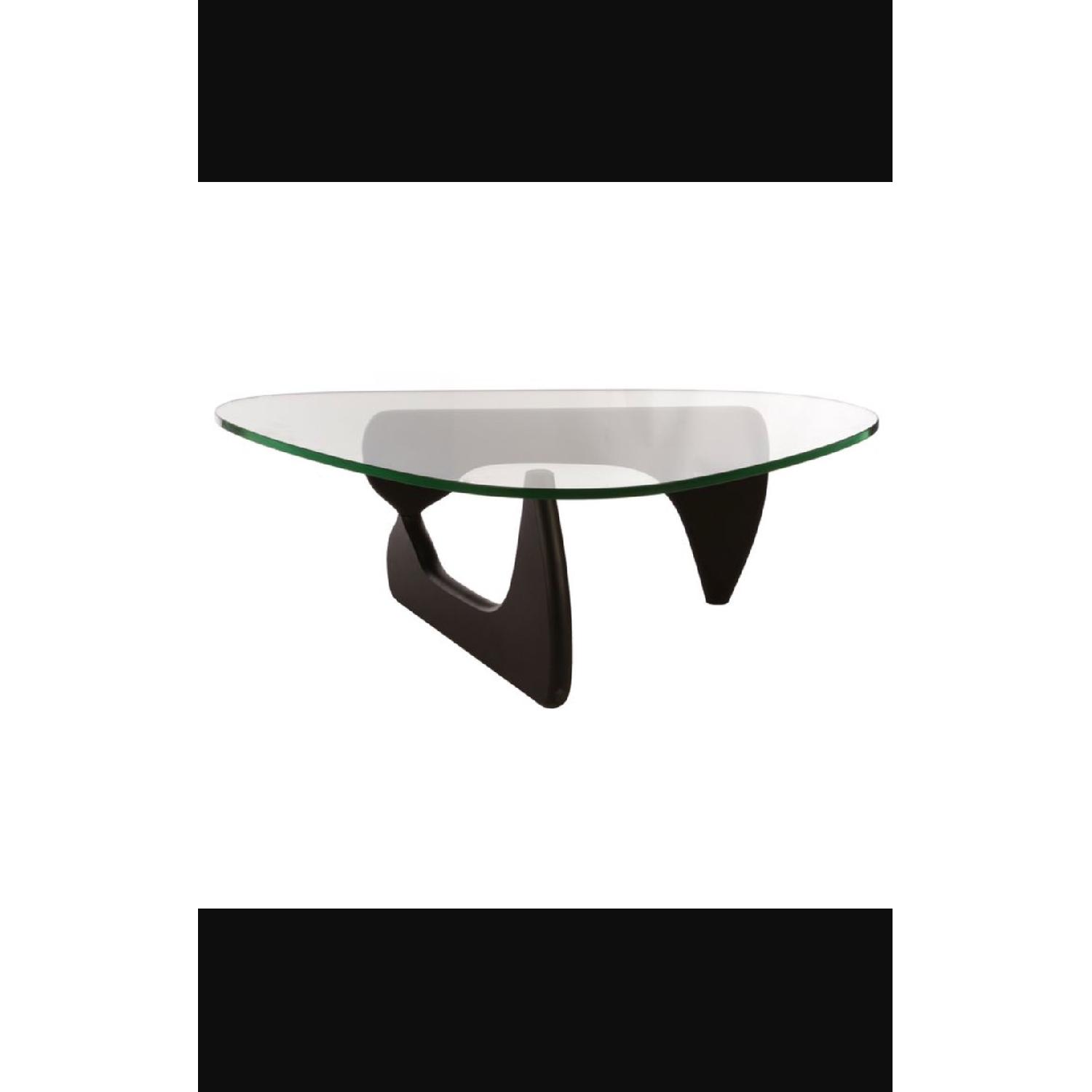 Noguchi Triangle Black Coffee Table Replica - image-1