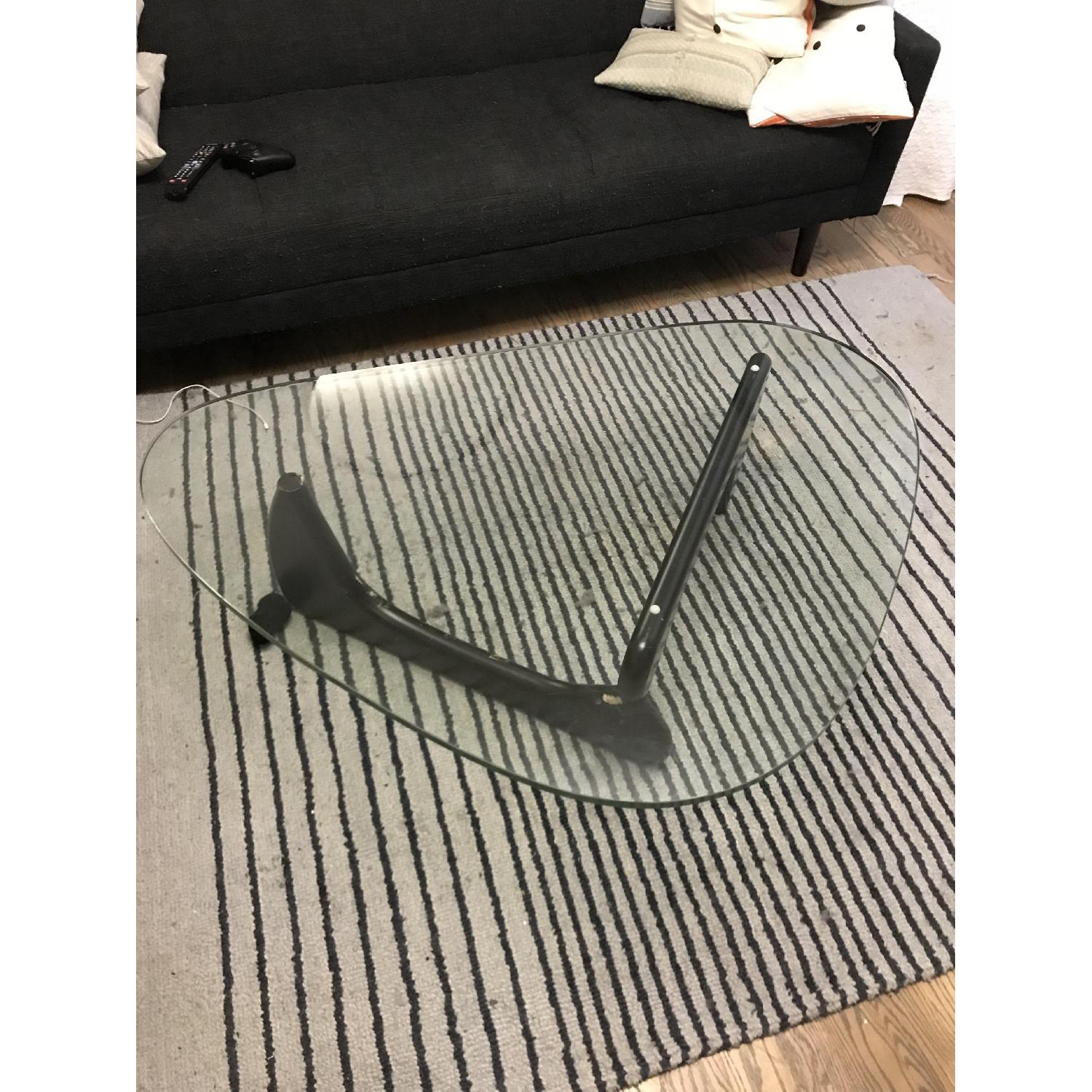 Noguchi Triangle Black Coffee Table Replica AptDeco