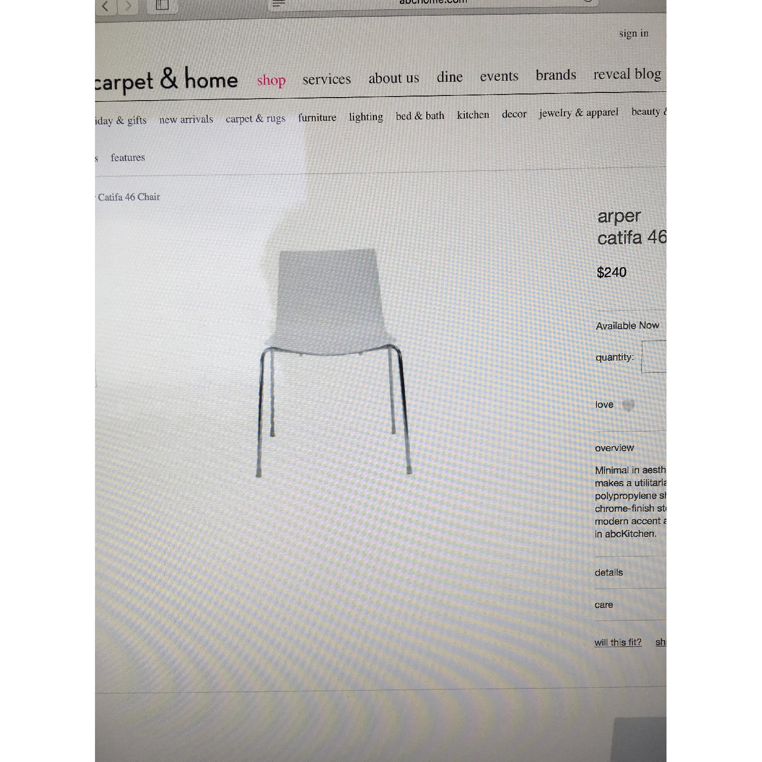 ABC Carpet and Home Arper Catifa Dining Chair - image-1