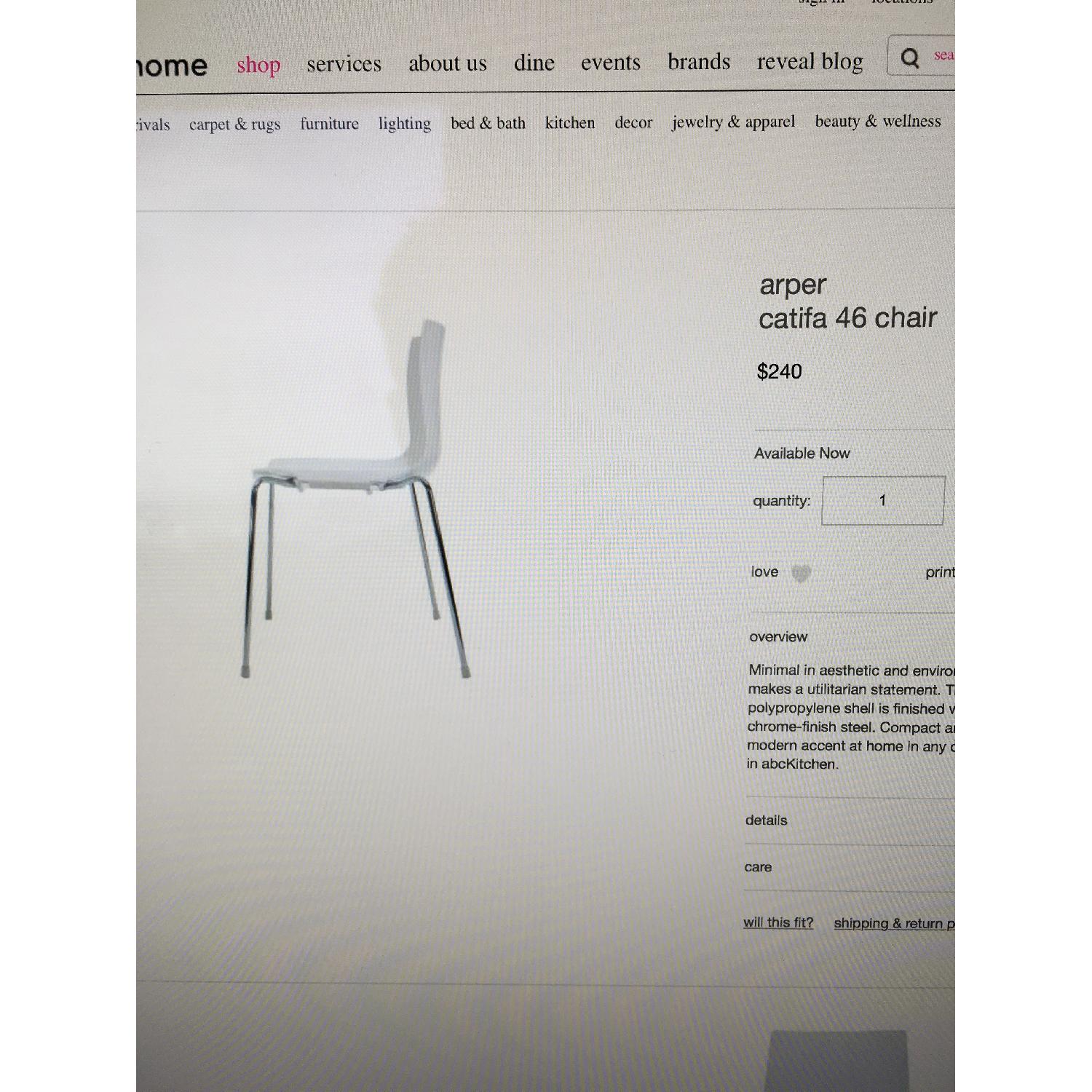 ABC Carpet and Home Arper Catifa Dining Chair - image-2