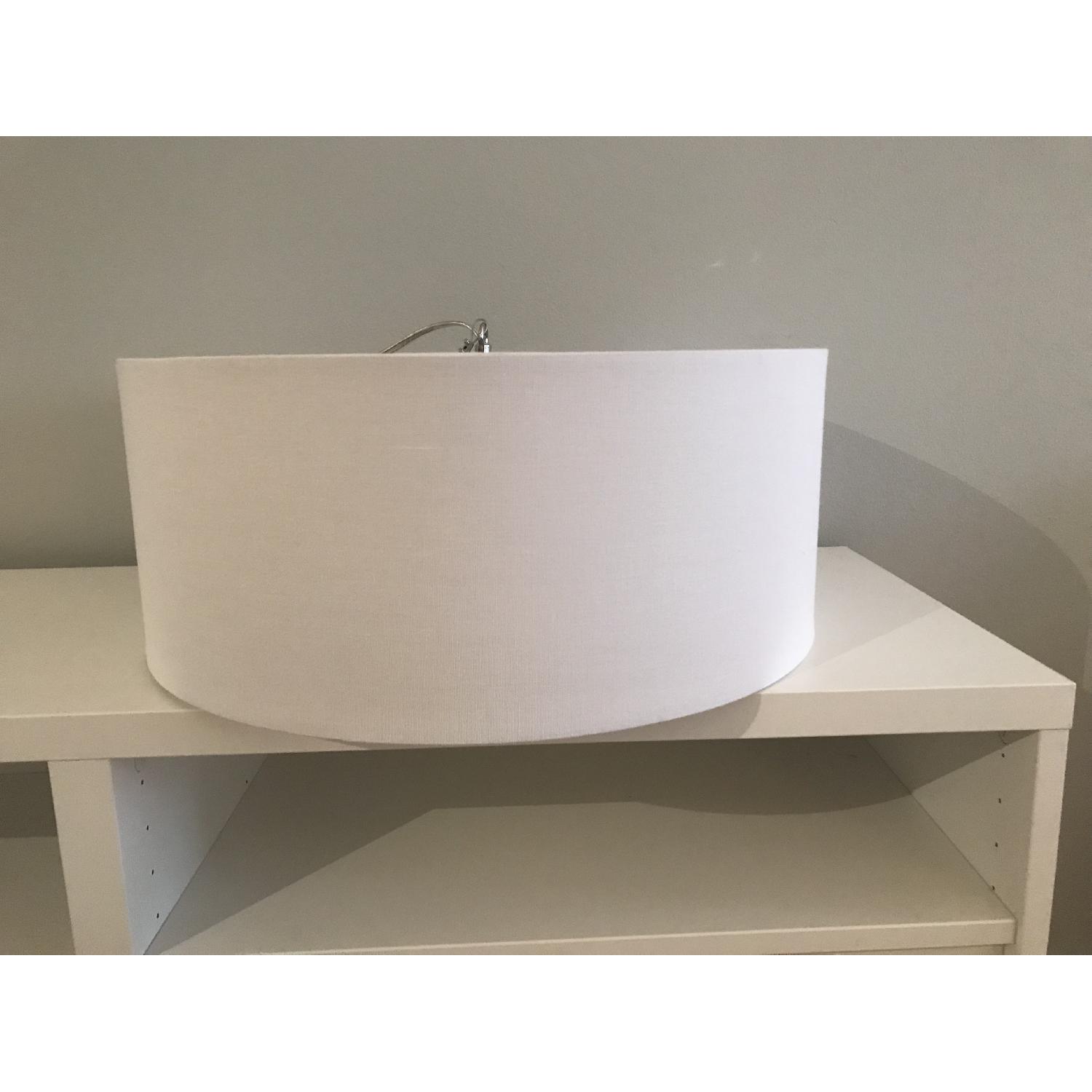 CB2 Eden White Plug In Pendant Lamp - image-1