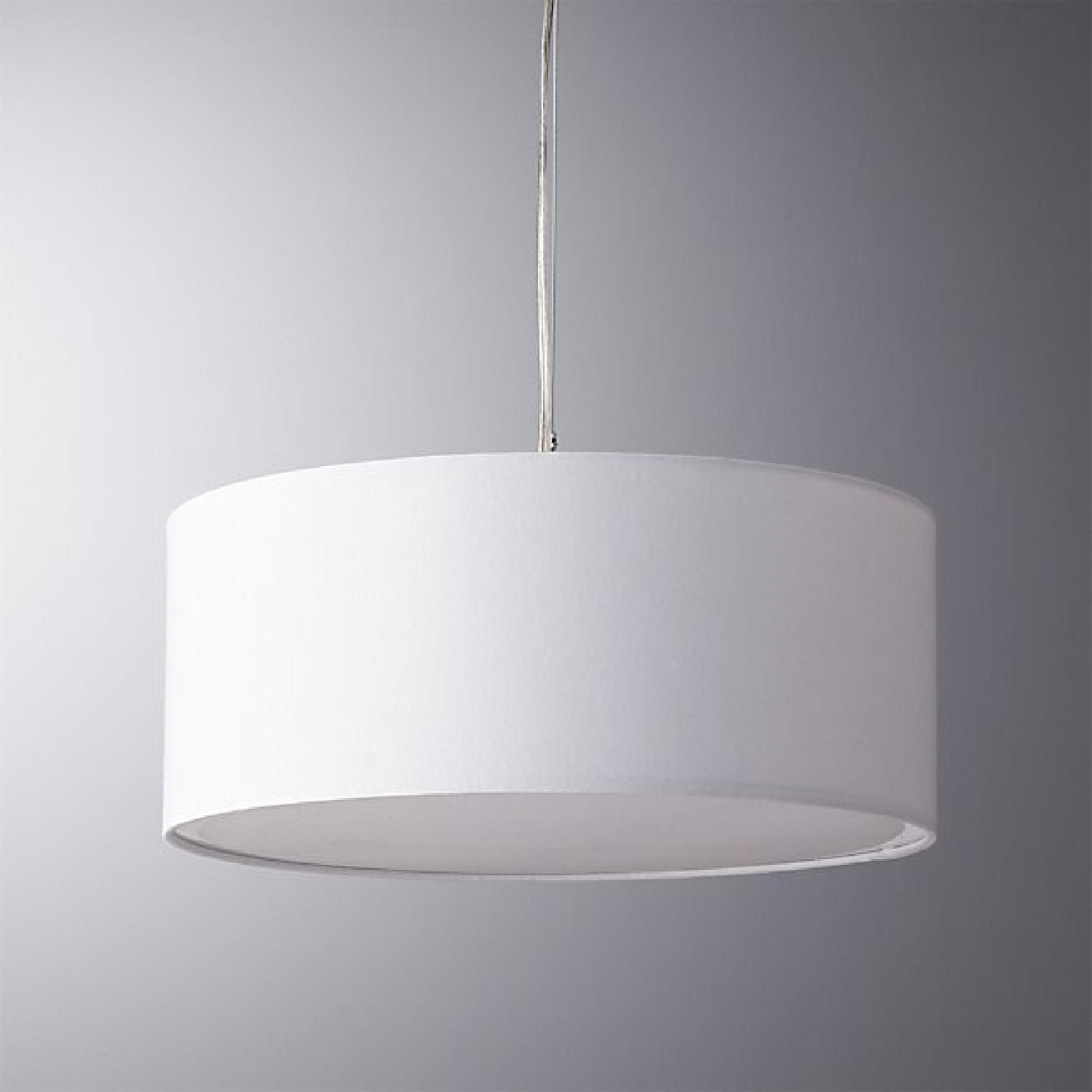 CB2 Eden White Plug In Pendant Lamp - image-2