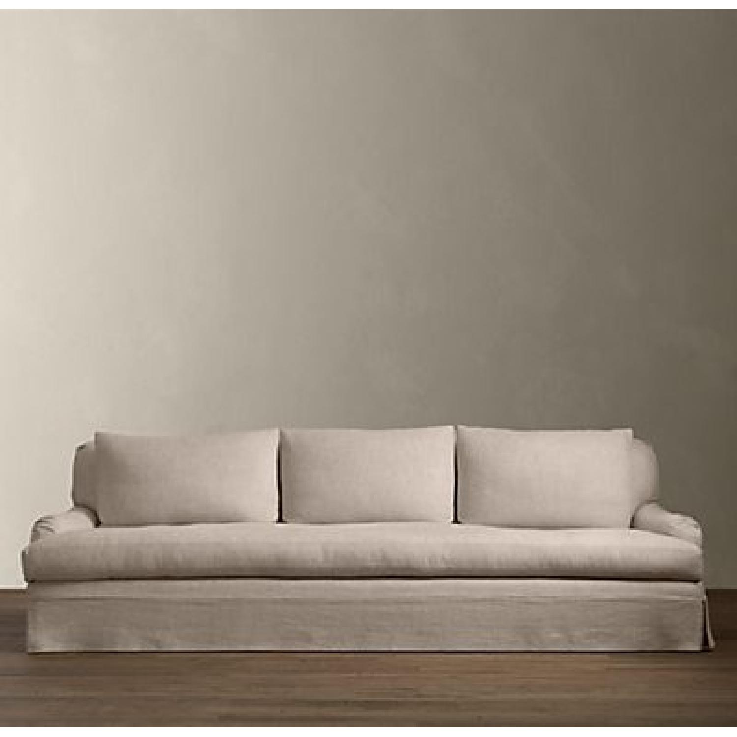 Restoration Hardware Belgian Classic Roll Arm Slipcovers - image-3