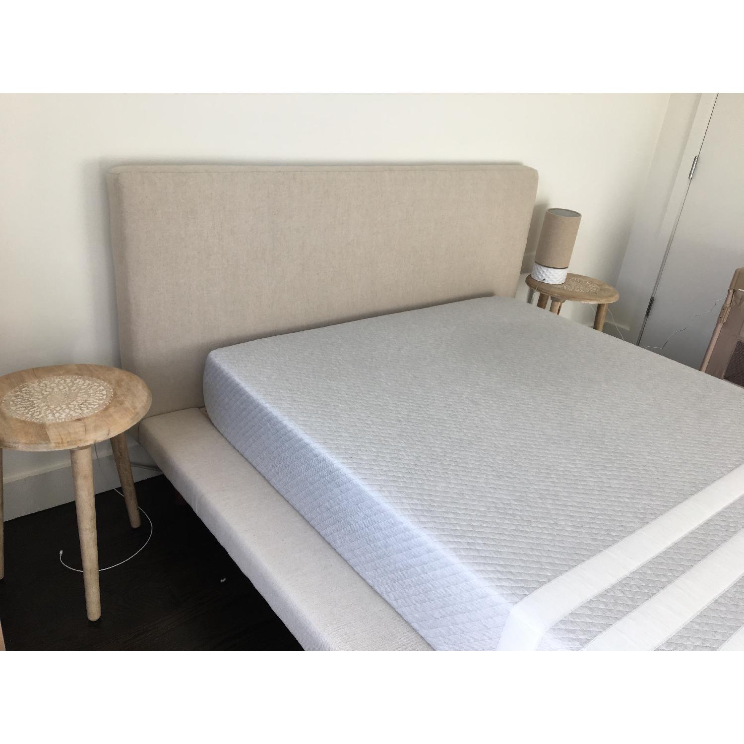 Pottery Barn Welles Upholstered Platform Bed - image-3