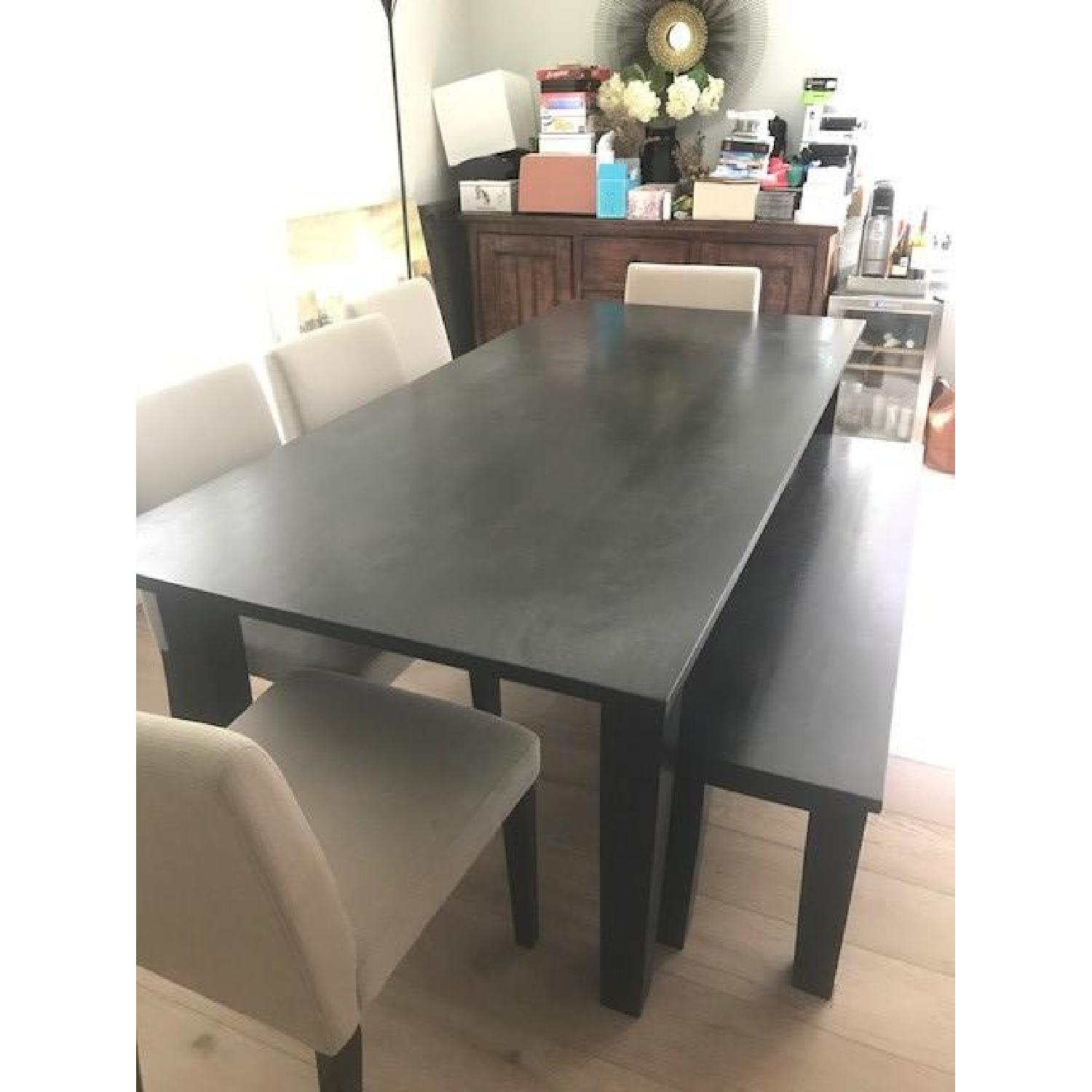 Crate and Barrel Basque Dining Table in Java - image-2