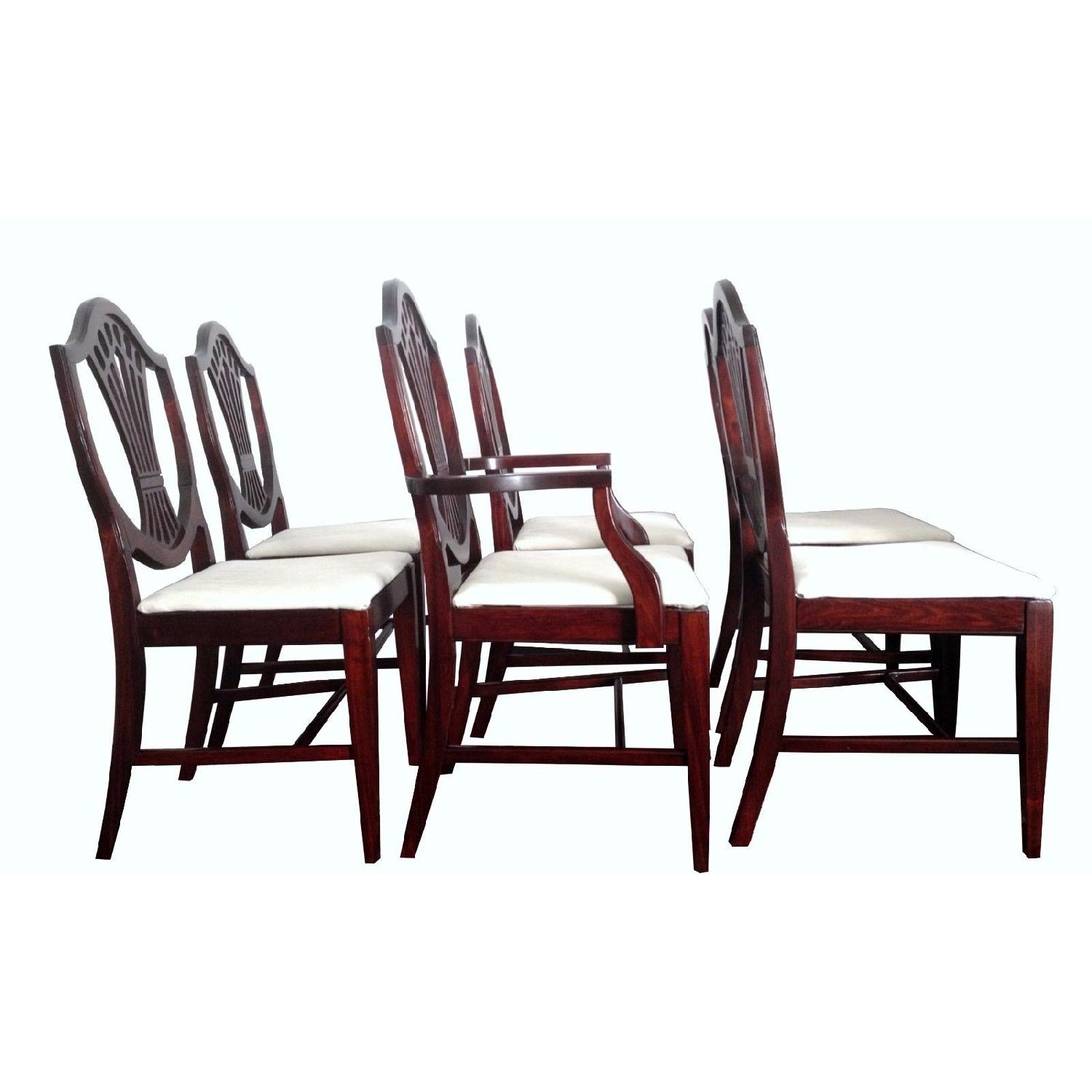 Antique Mahogany Shield Back Dining Room Chair - image-3