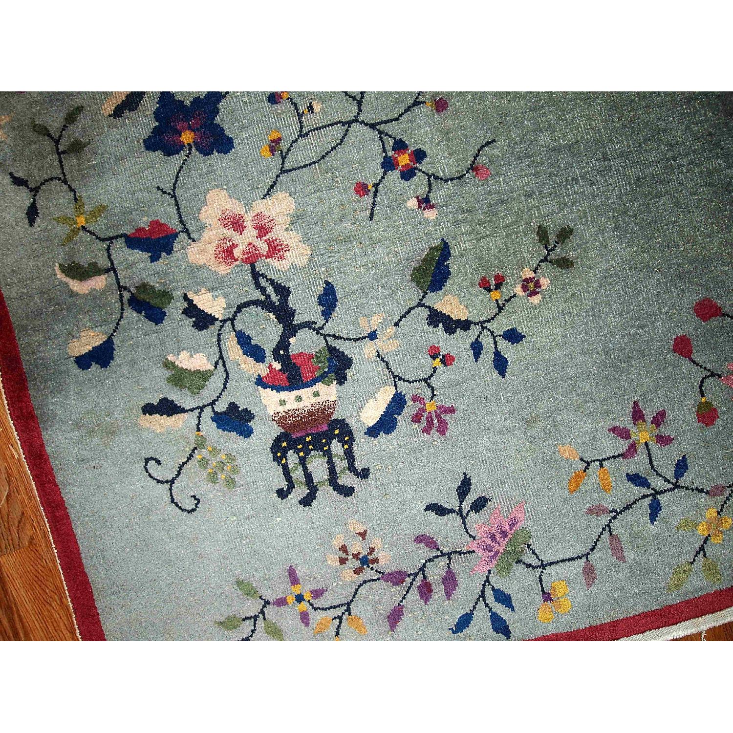 Antique 1920s Chinese Art Deco Rug - image-5