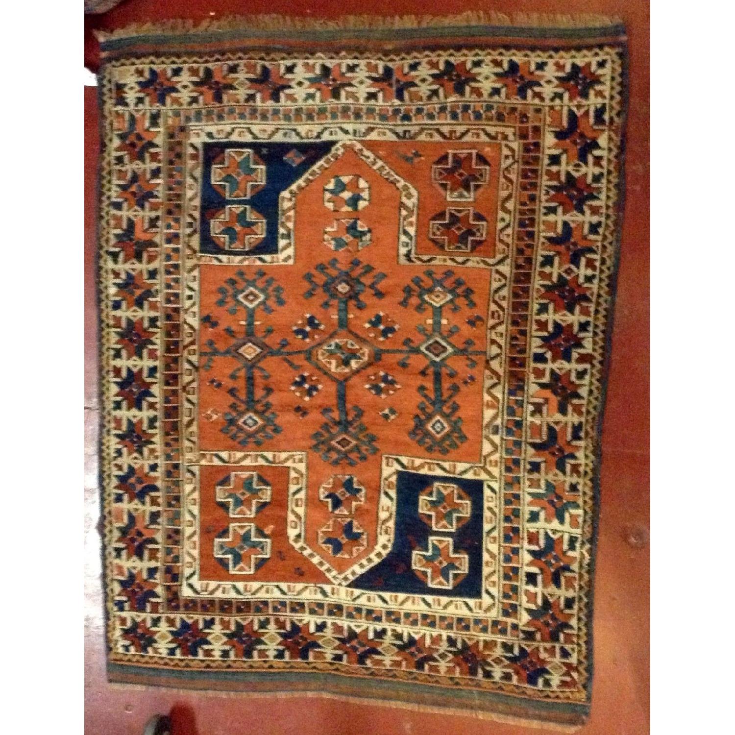 Antique 1880s Turkish Bergama Rug - image-1