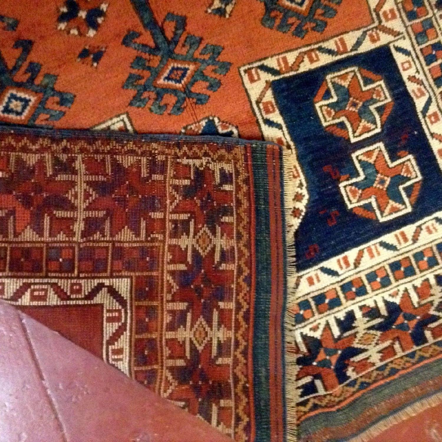 Antique 1880s Turkish Bergama Rug - image-4