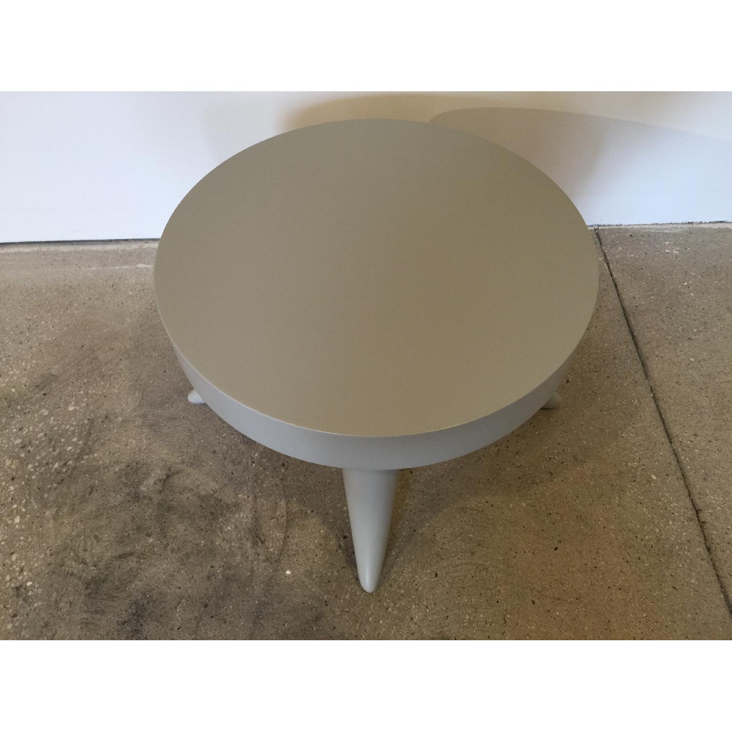 Baker Knapp & Tubbs Bill Sofield Gray Tusk Table/Stool - image-4