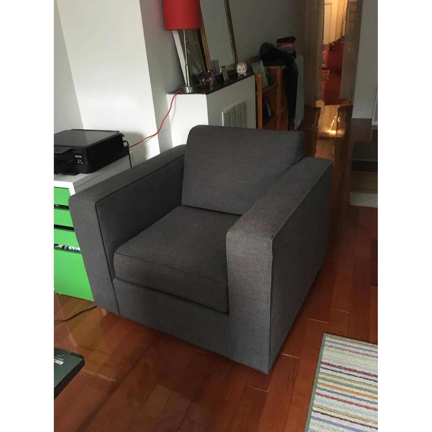 Leggett & Platt Swivel Club Chair - image-1