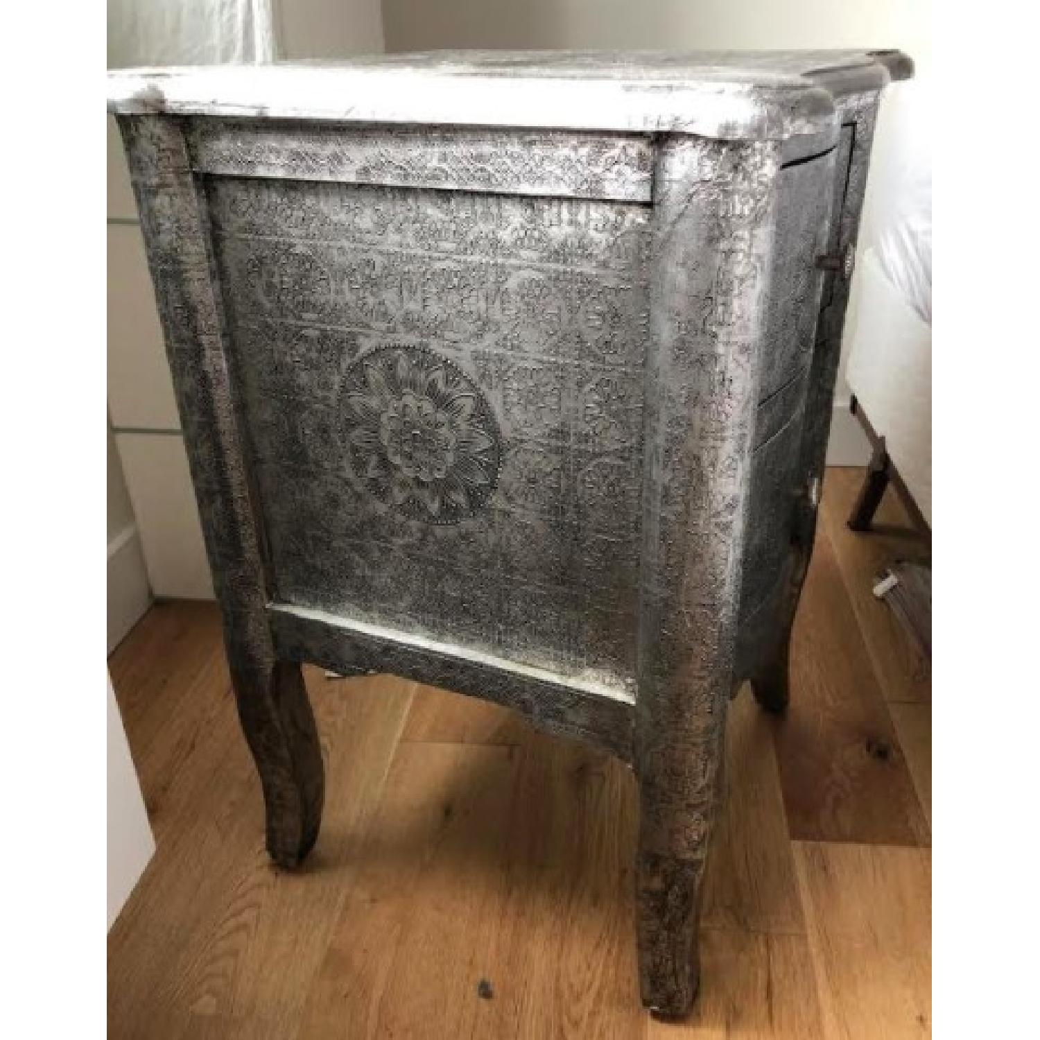Anthropologie Hand Embossed Nightstand - image-3
