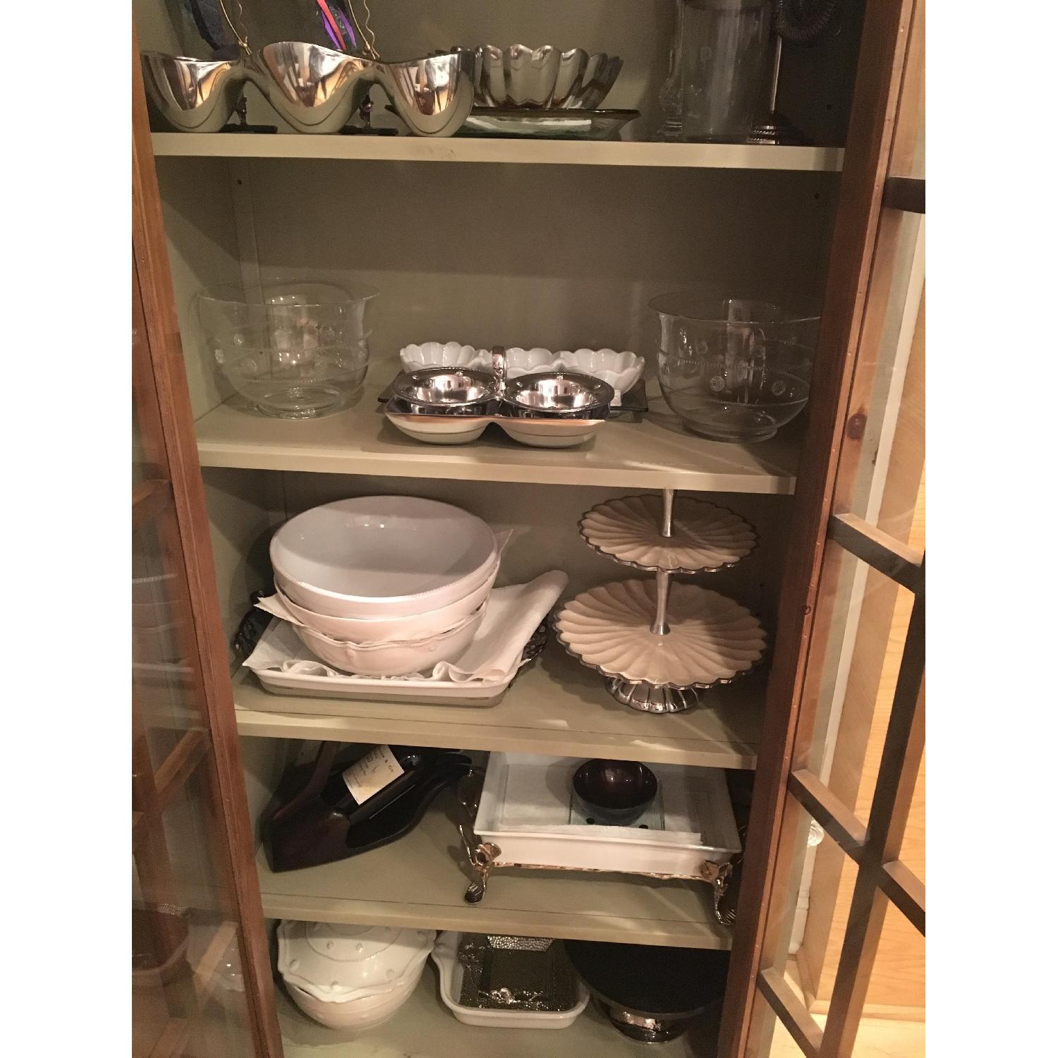 Pier 1 Cremone Linen Grey Storage Cabinet - image-2