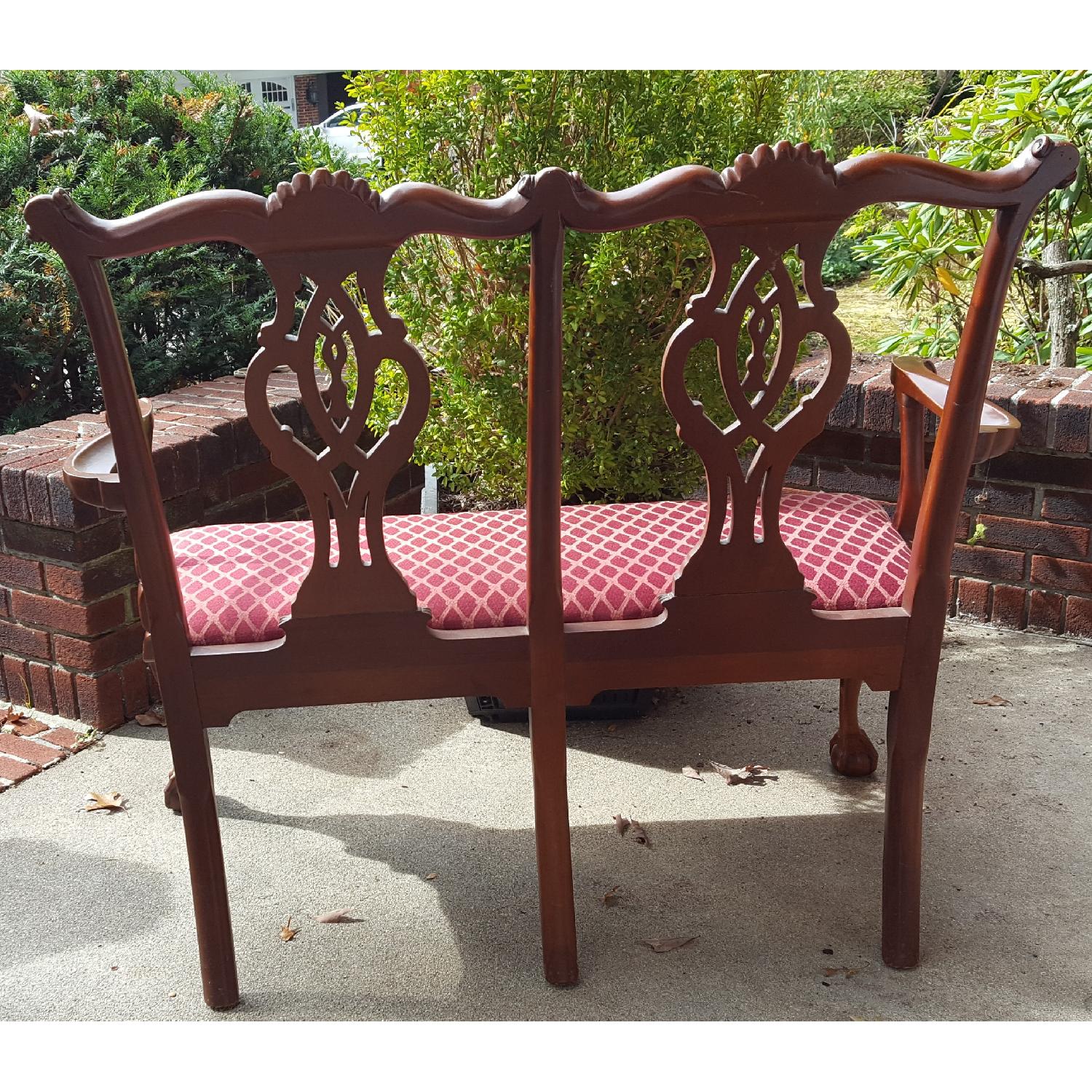 Hickory Chair Co. Upholstered Bench - image-2