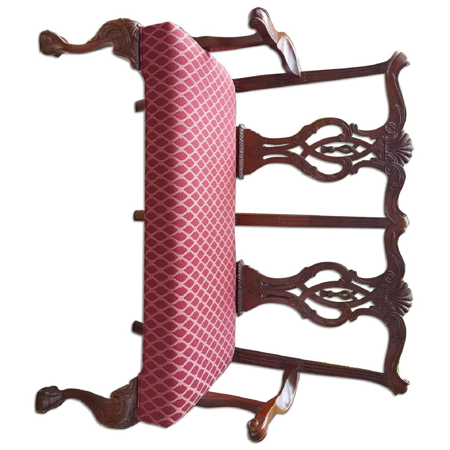 Hickory Chair Co. Upholstered Bench - image-4